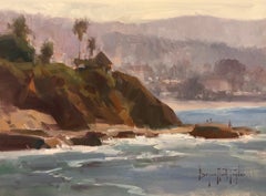 Modern Impressionist California Seascape "Morning At Main Beach"" 