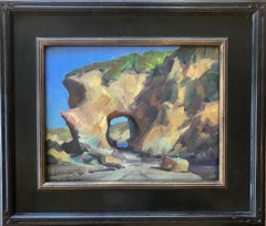 Modern Impressionist California Seascape "Sunrise At Keyhole"