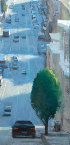 Modern Impressionist Cityscape "From The Heights"  Oil of San Francisco