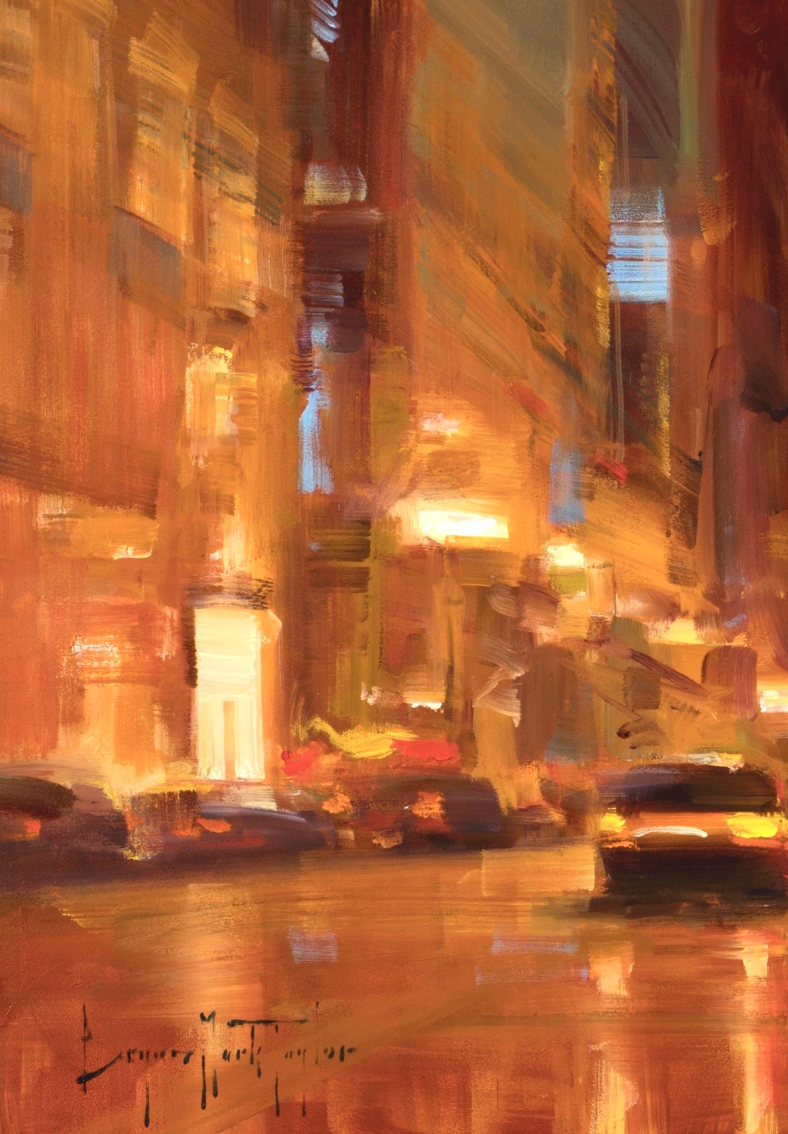 Paesaggio urbano moderno e impressionista 