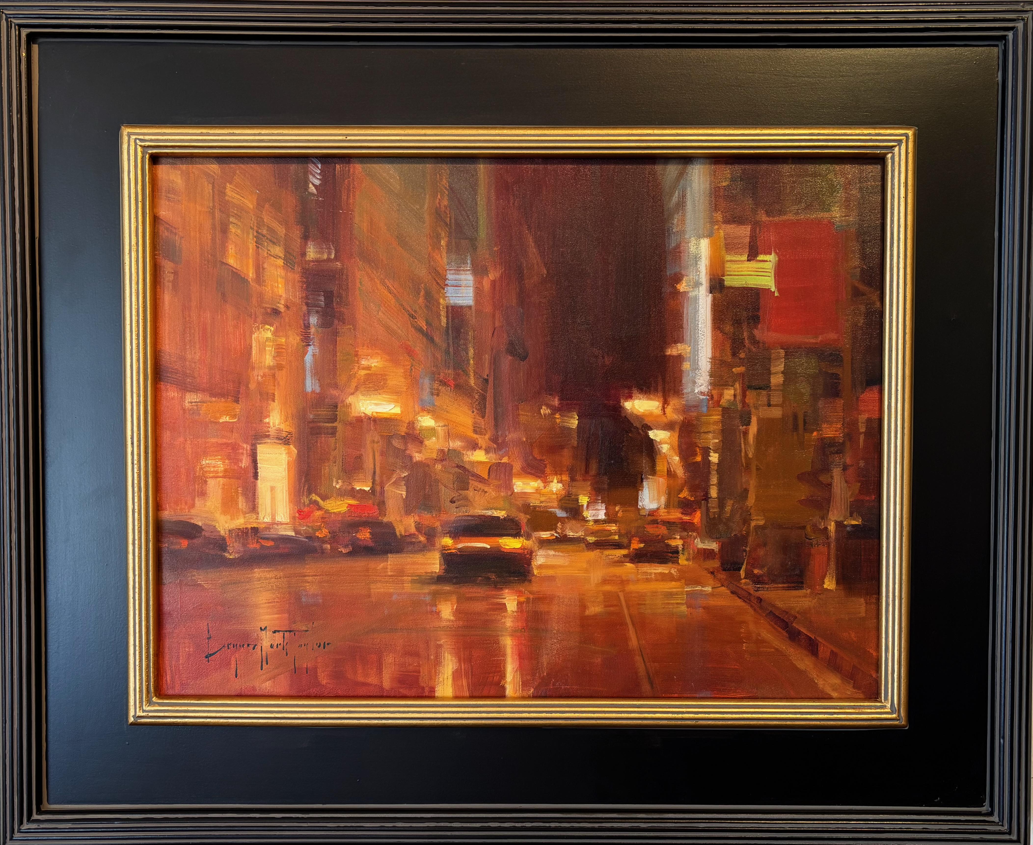Paesaggio urbano moderno e impressionista 