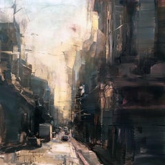 Modern Impressionist Cityscape "Old Havana" Oil by Bryan Mark Taylor