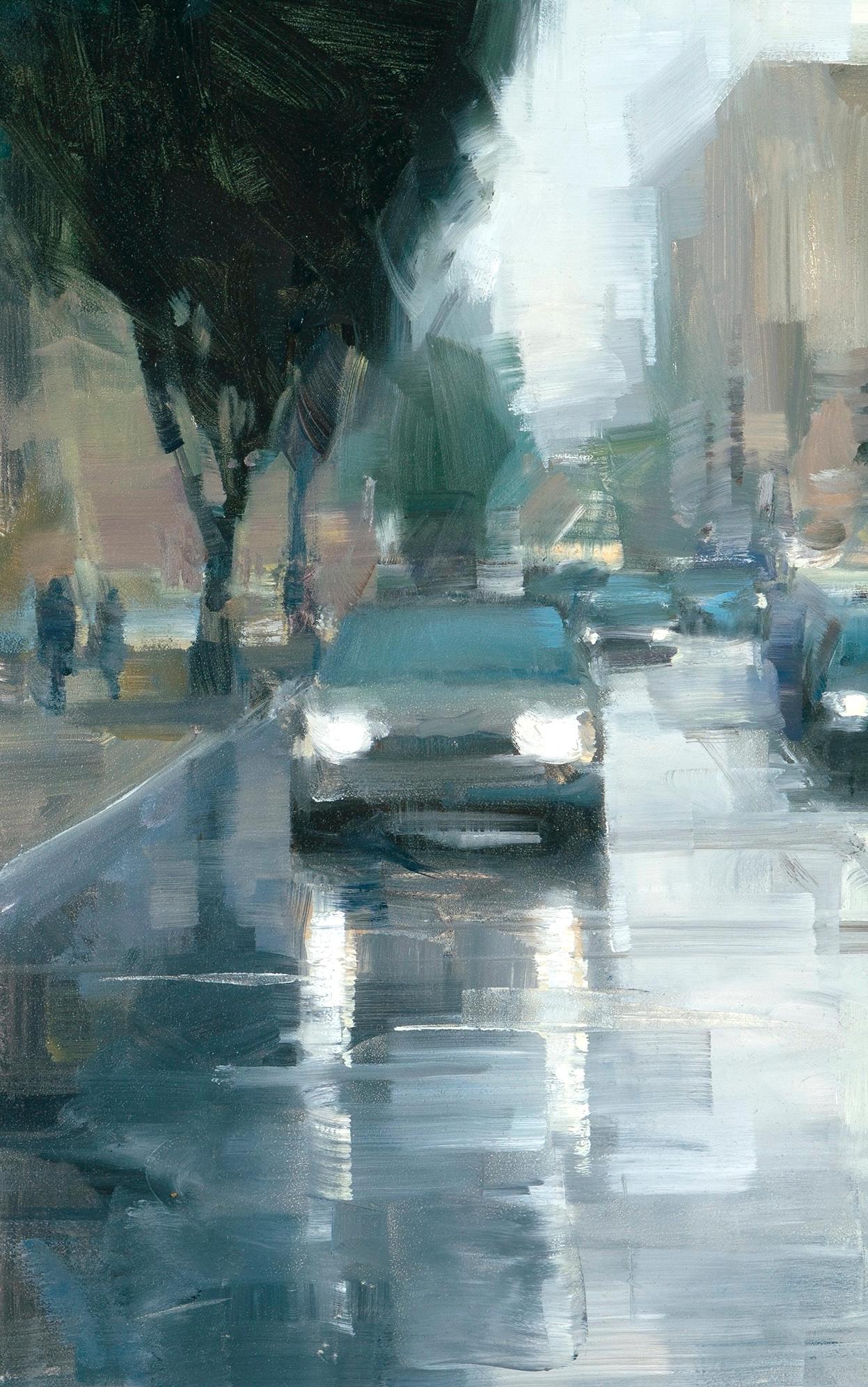 Paesaggio urbano impressionista moderno 