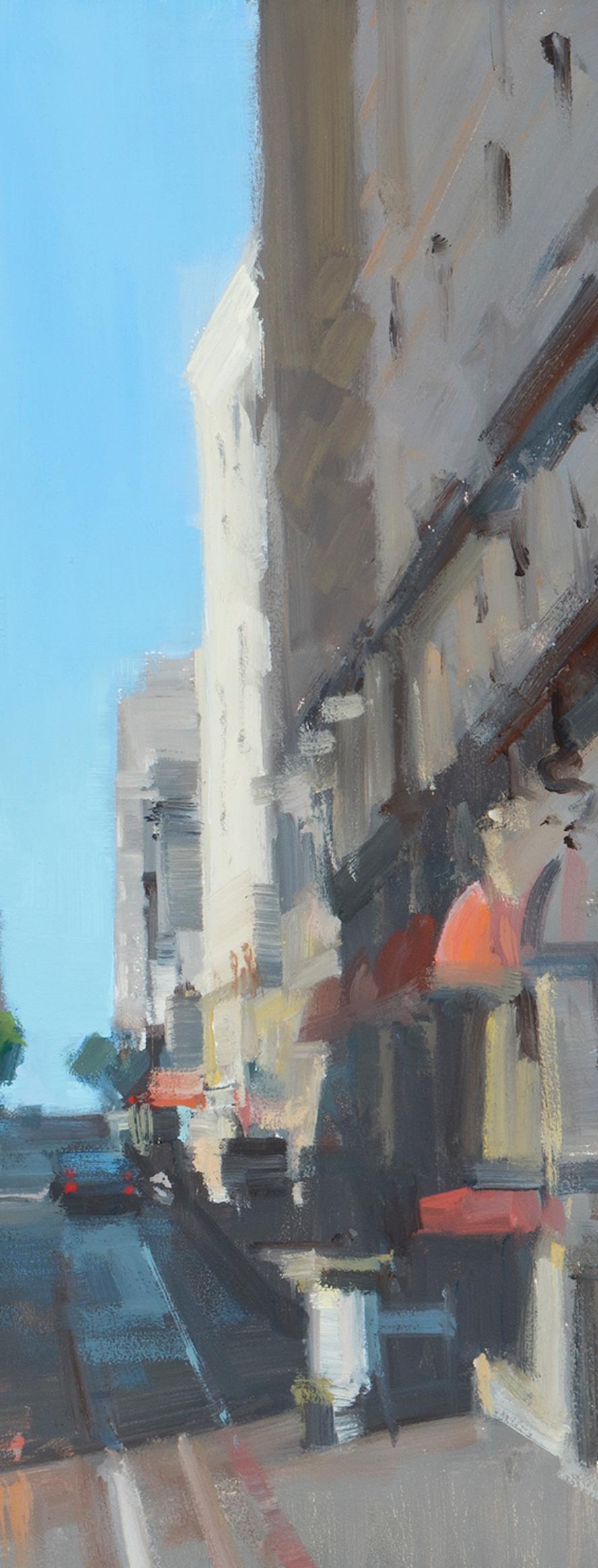 Paesaggio urbano moderno e impressionista 