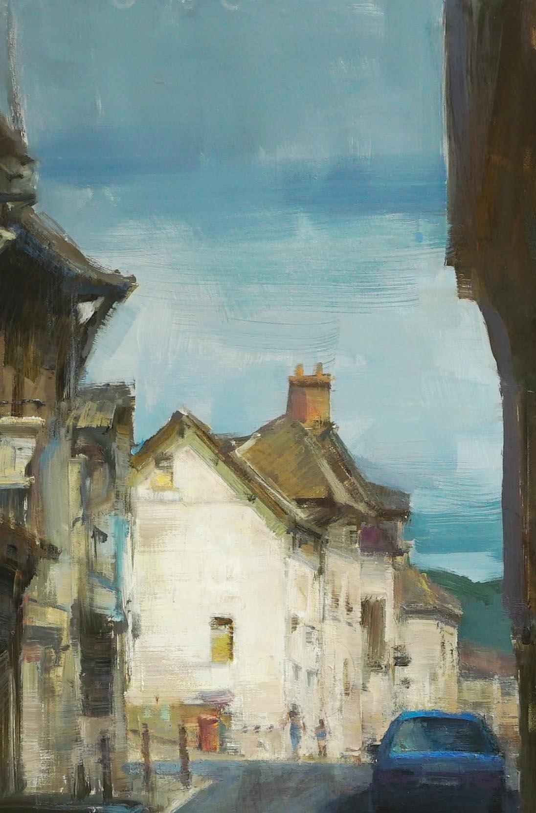 Modern Impressionist French Plein air Landscape oil 
