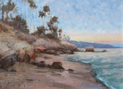 Modern Impressionist Seascape "After Sunset" Oil by Bryan Mark Taylor