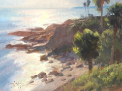 "Ocean Glare " Modern Impressionist California Seascape  