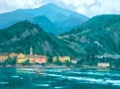 Scena impressionista moderna "Varenna" a Bali