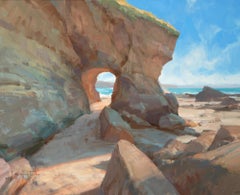 "Under The Sun 2 " Modern Impressionist California Seascape  