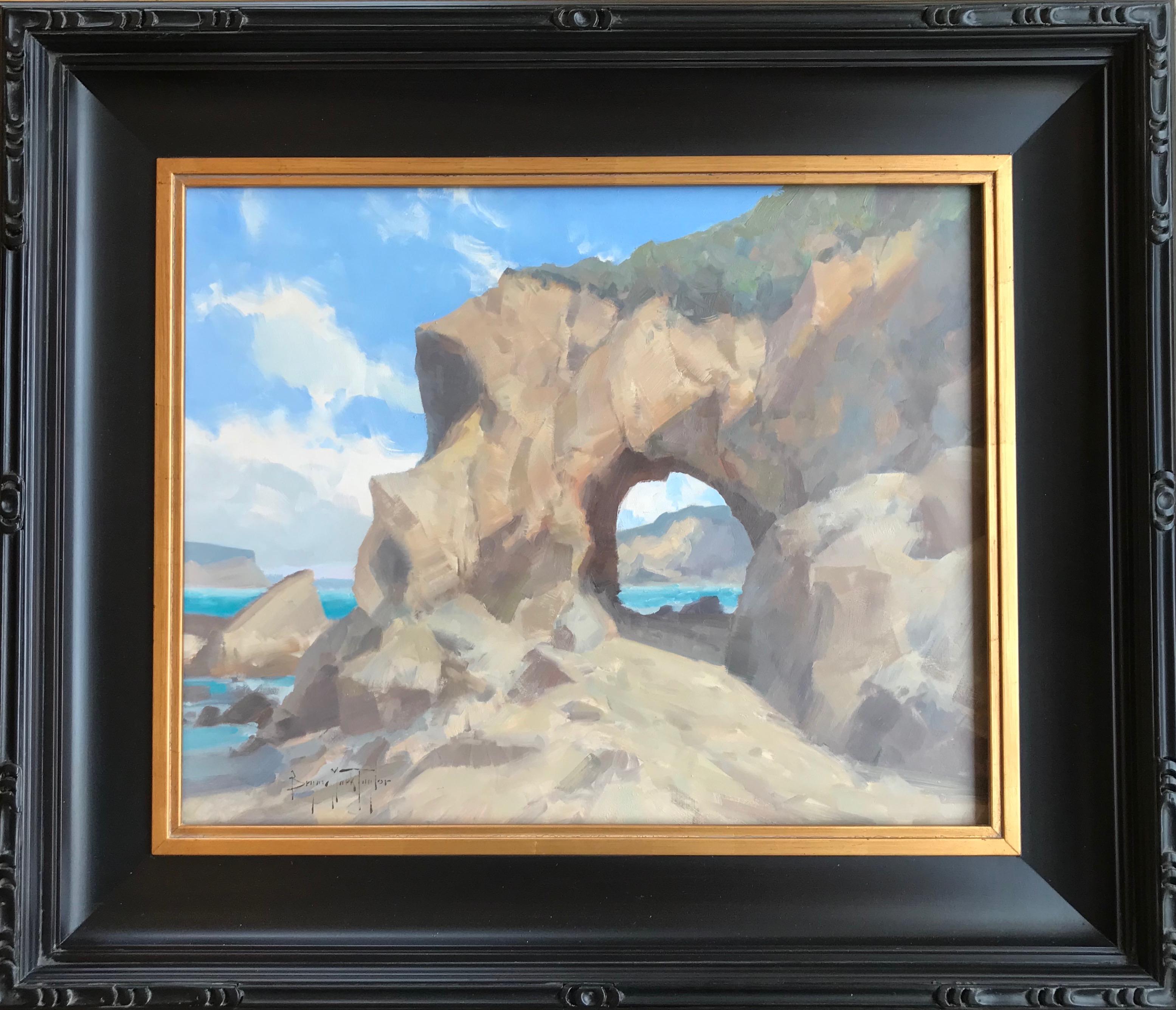 « Under The Sun » - Paysage marin californien impressionniste moderne   en vente 1