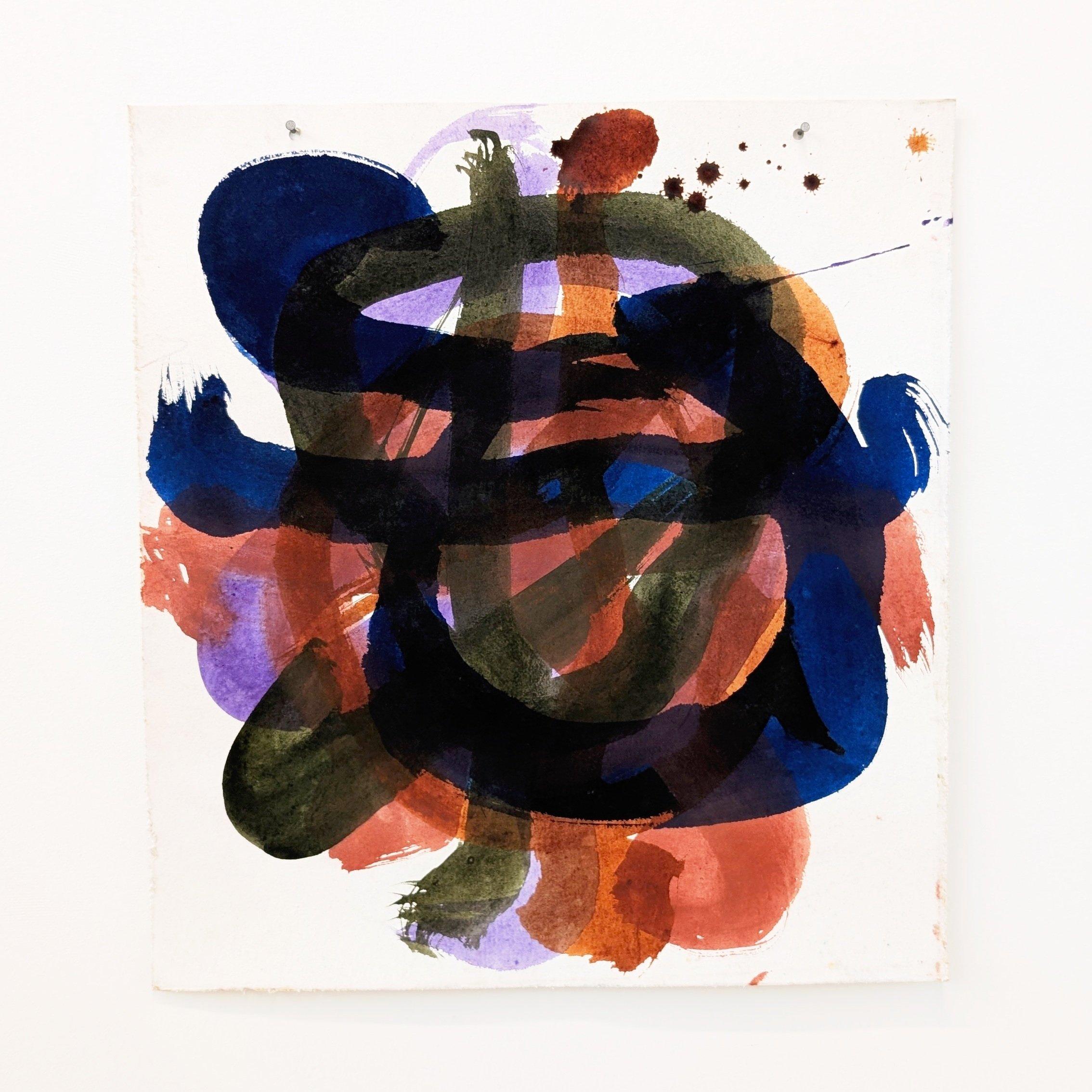 Bryan Mulvihill  Abstract Painting - Chung Center Middle Way, Aruna Ghar Studio, New Dehli
