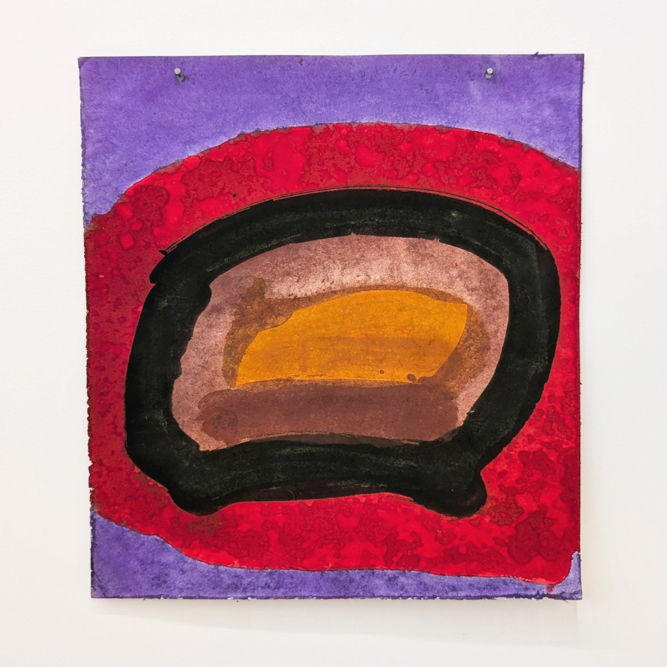 Abstract Painting Bryan Mulvihill  - Permutations d'Ovio en hommage à Chogyam Trungpa Tulku IX, Séminaire d'art Dharma