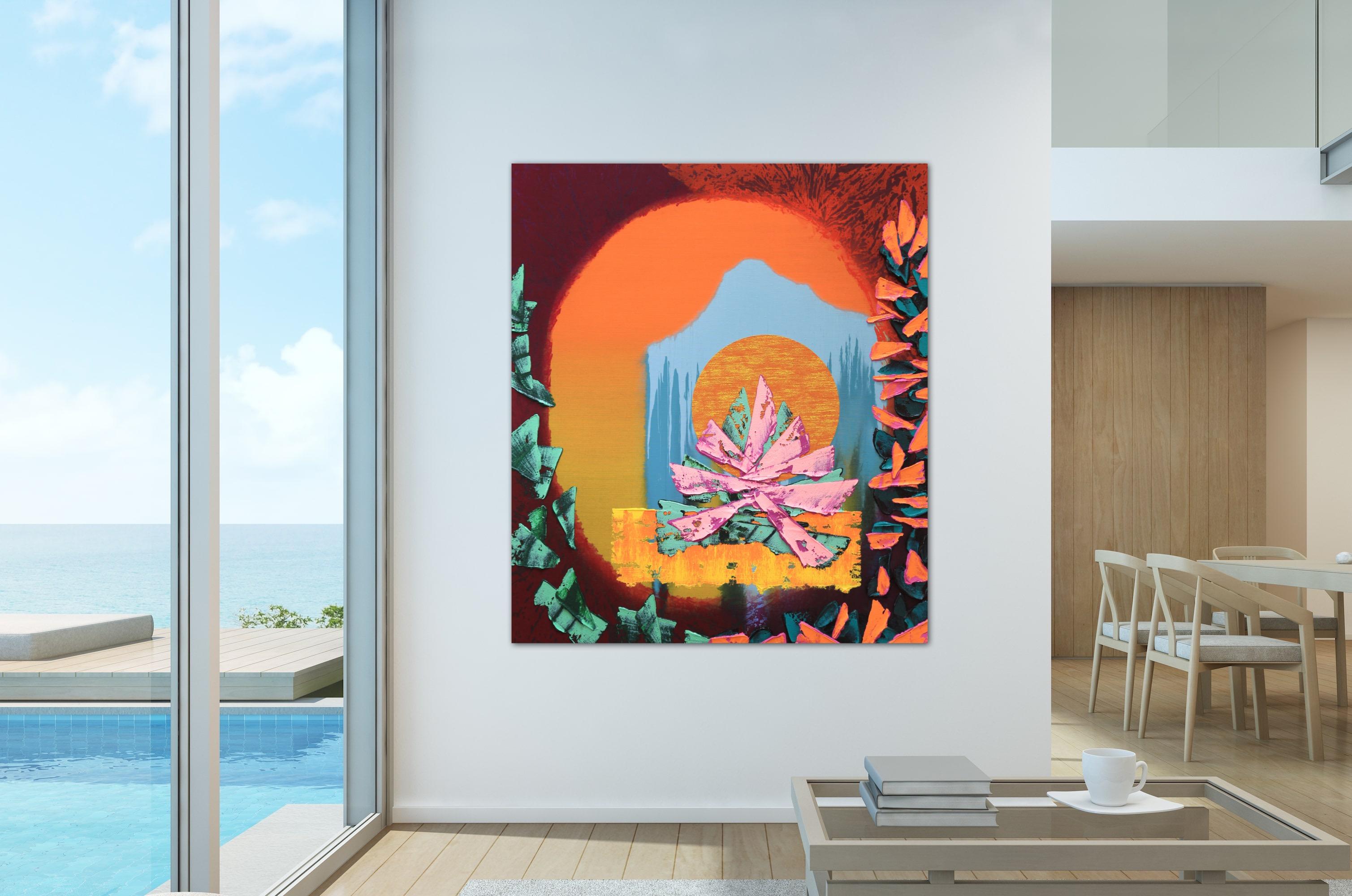 Neo Flora II - Painting by Bryan Ricci