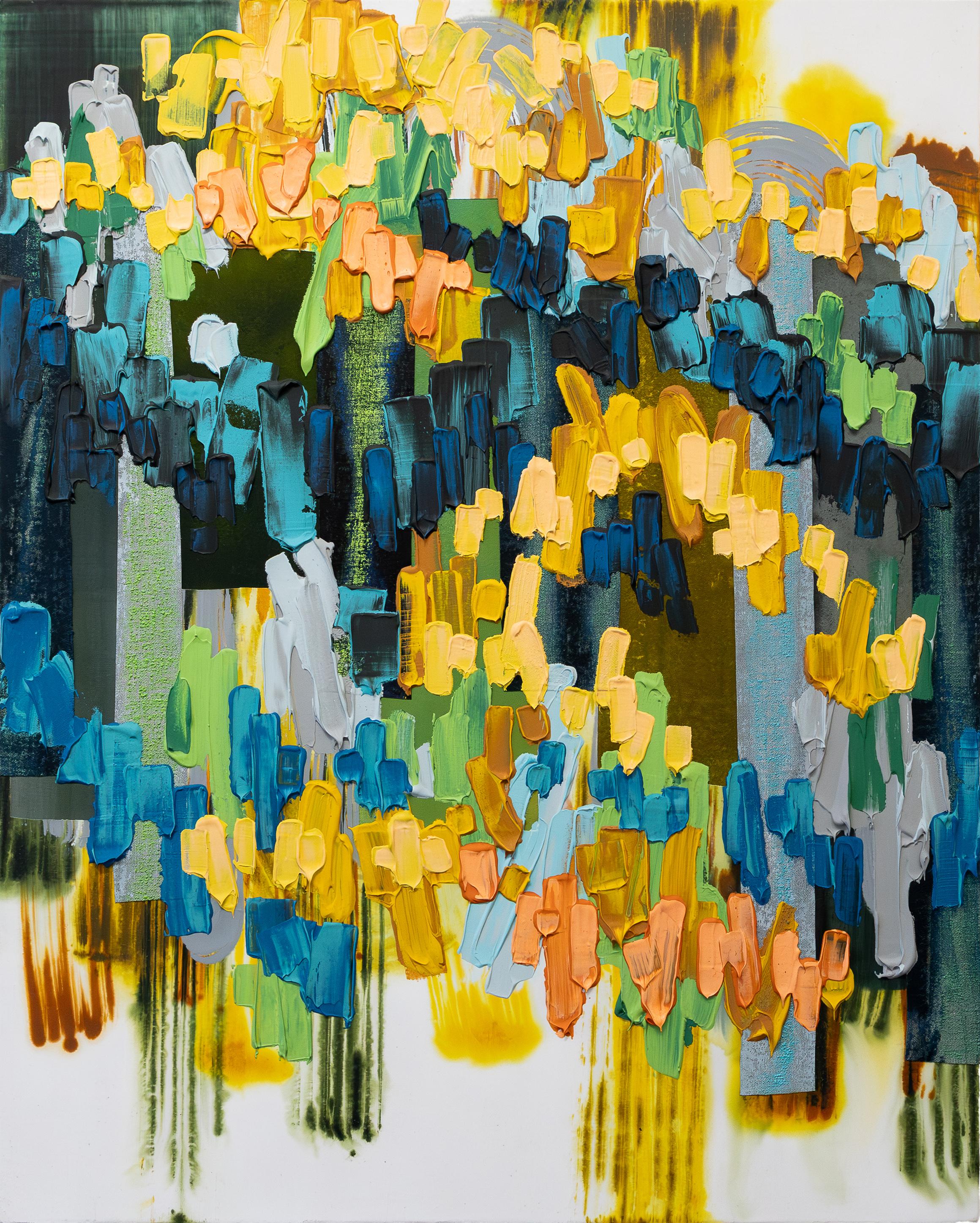 Bryan Ricci Abstract Painting - Untitled 7.1.25