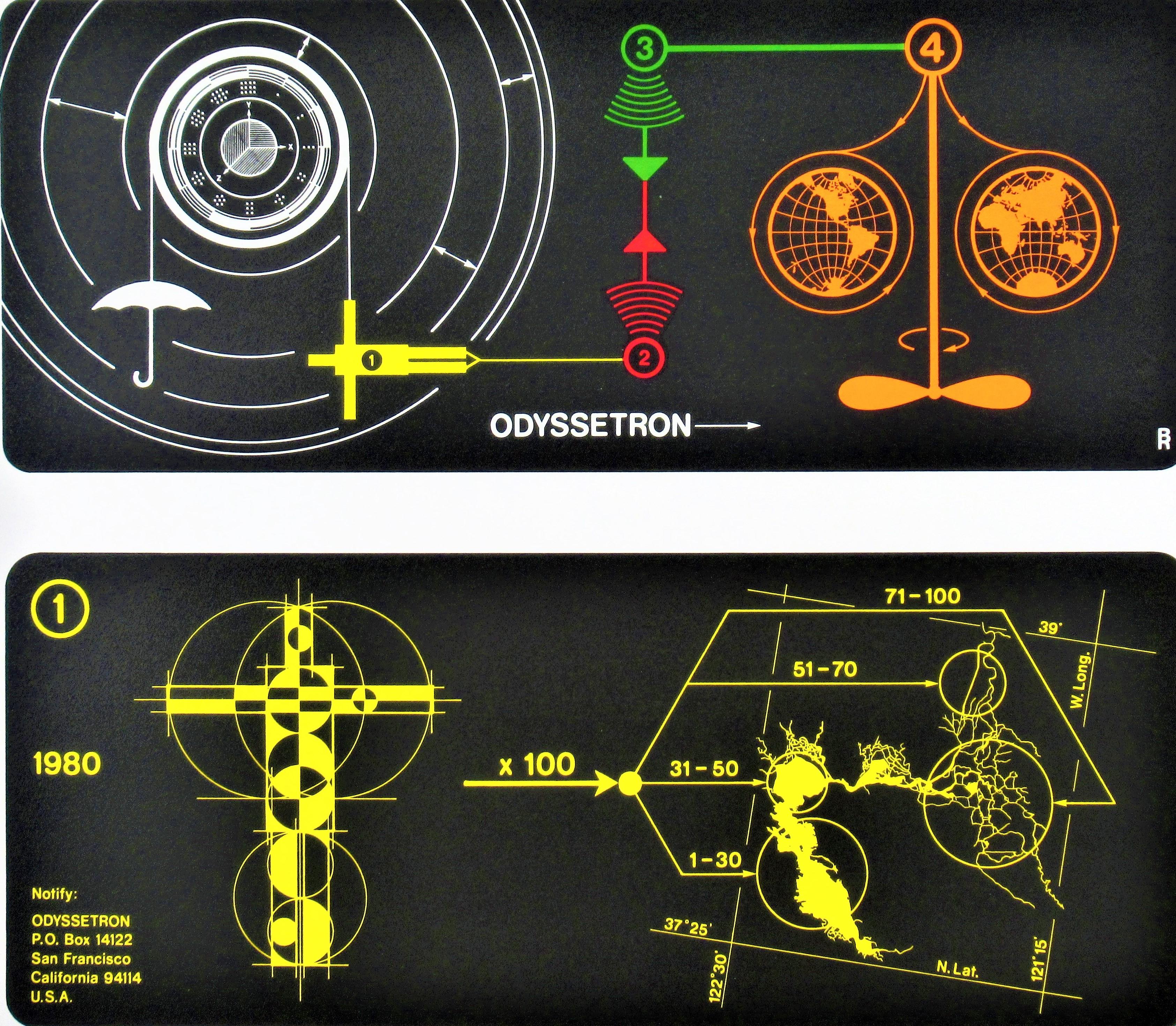Odyssetron I (From the suite of 5 lithographs) - Print by Bryan Rogers