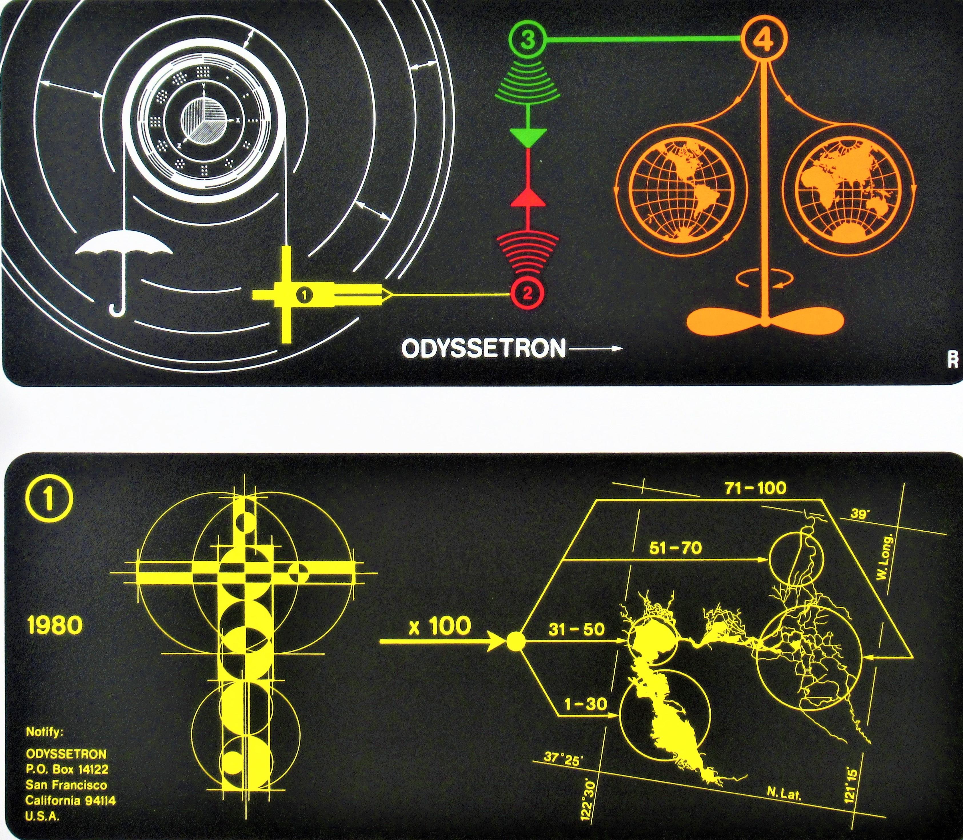 Odyssetron I (From the suite of 5 lithographs) - Print by Bryan Rogers