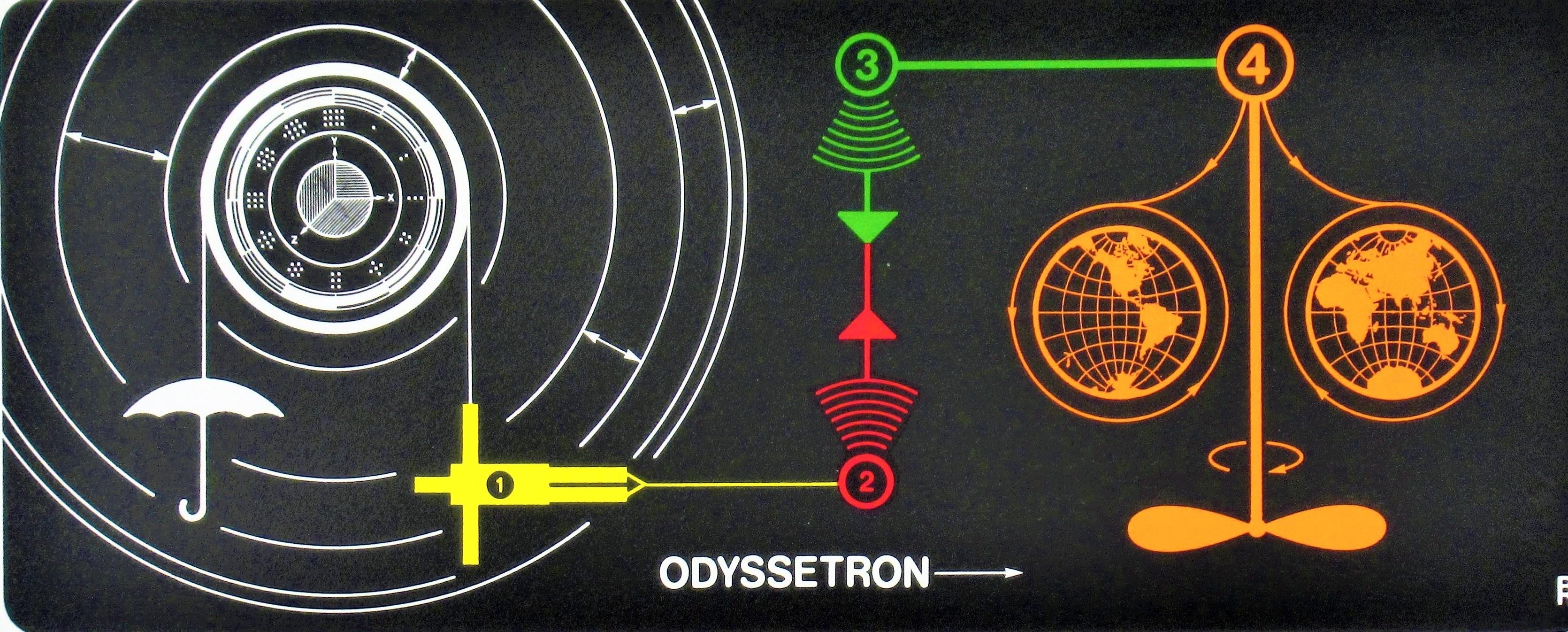Odyssetron I (From the suite of 5 lithographs) - Pop Art Print by Bryan Rogers