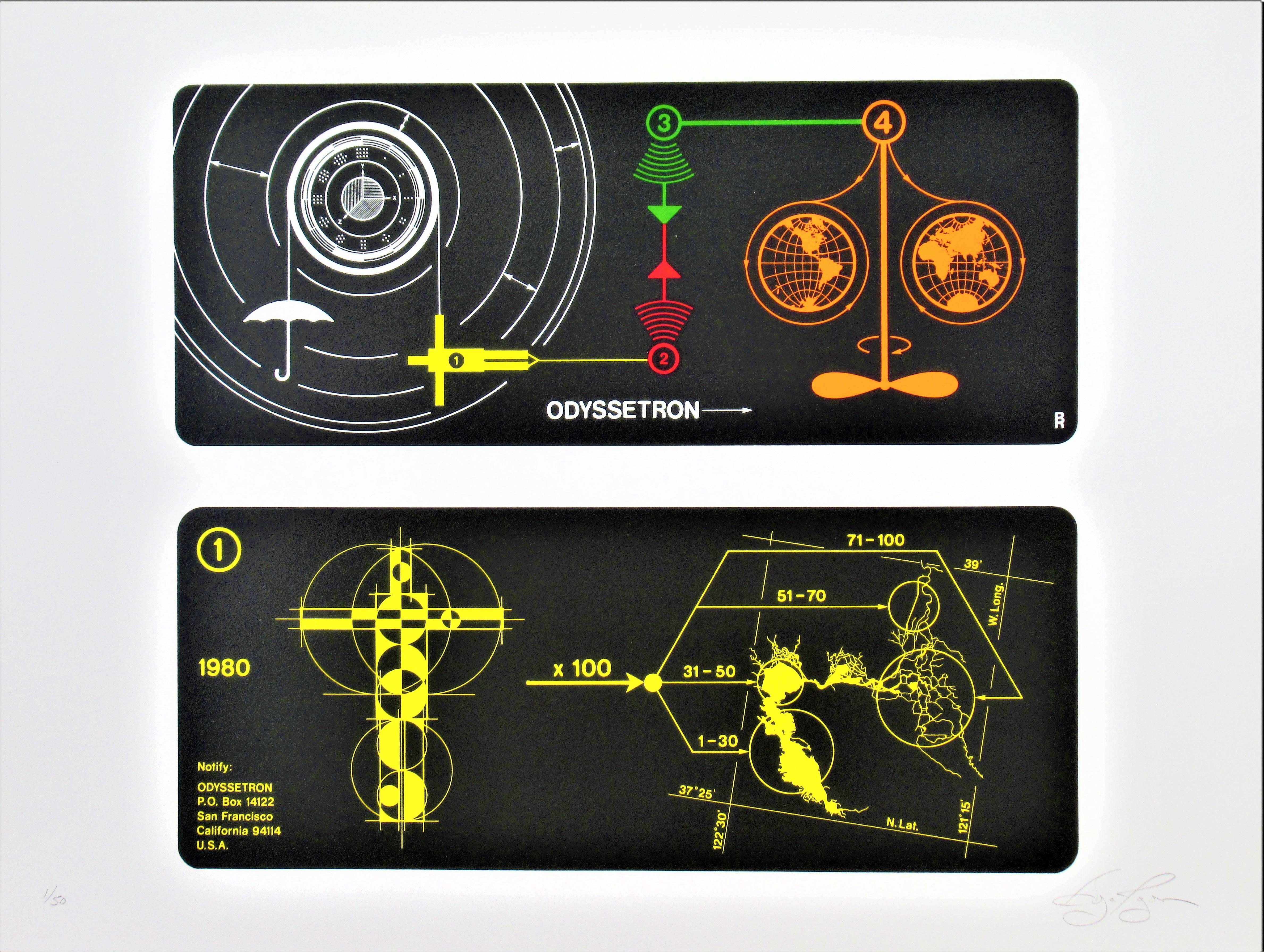 Odyssetron I (From the suite of 5 lithographs)
