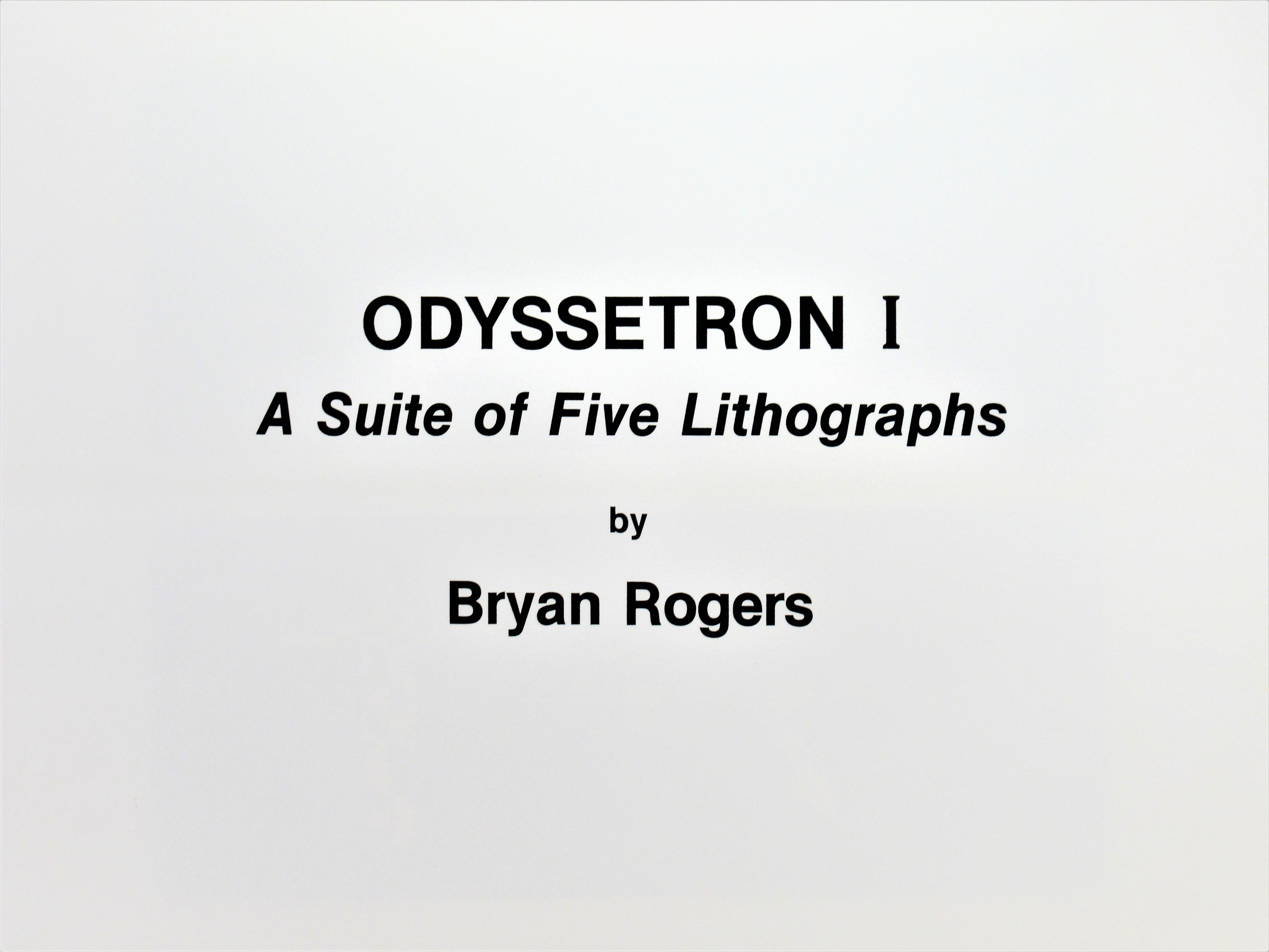 Odyssetron I (The complete suite of 5 lithographs) For Sale 1