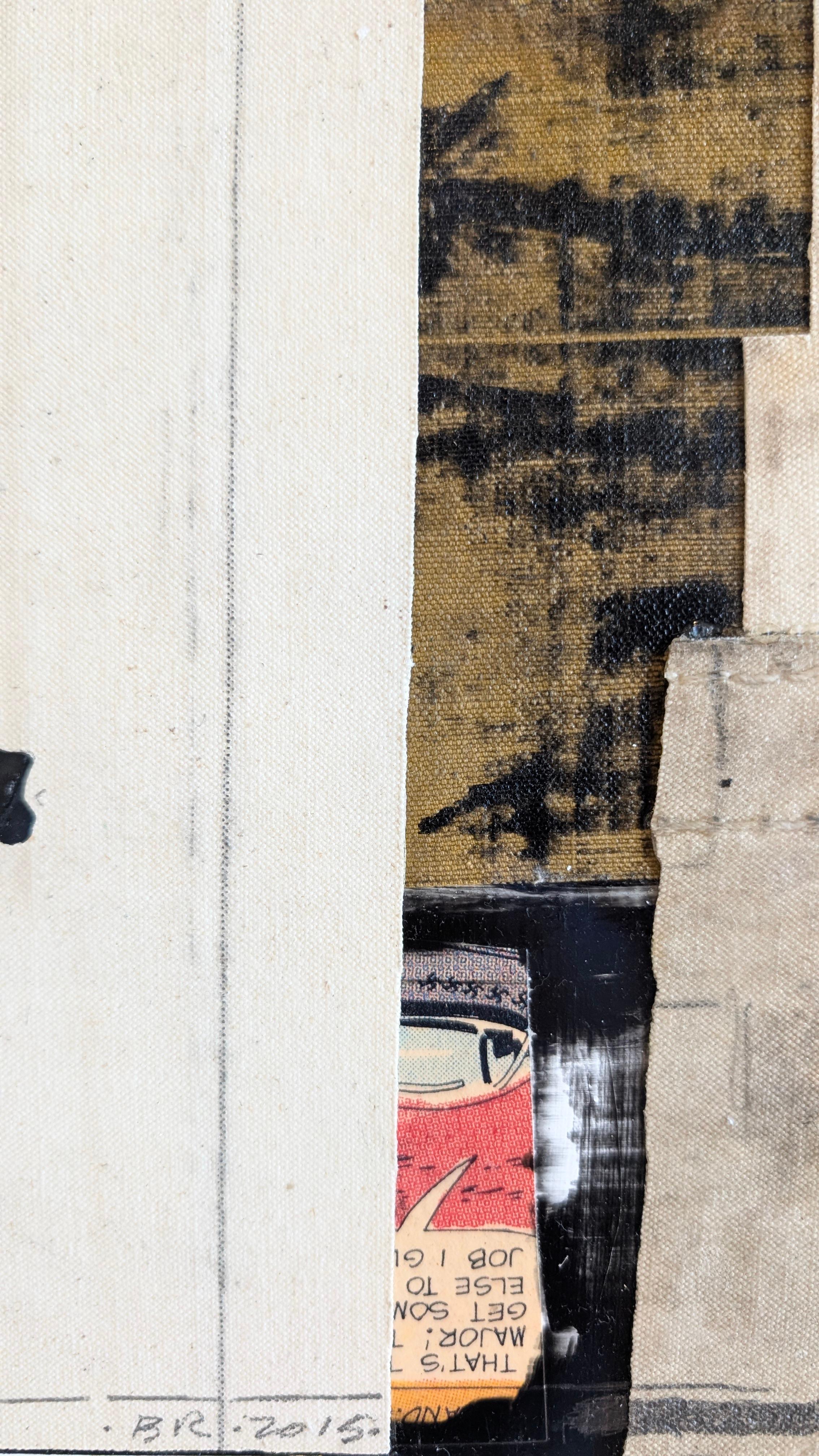 ANXIOUS MAN (Abstrakt), Mixed Media Art, von Bryan Ryley