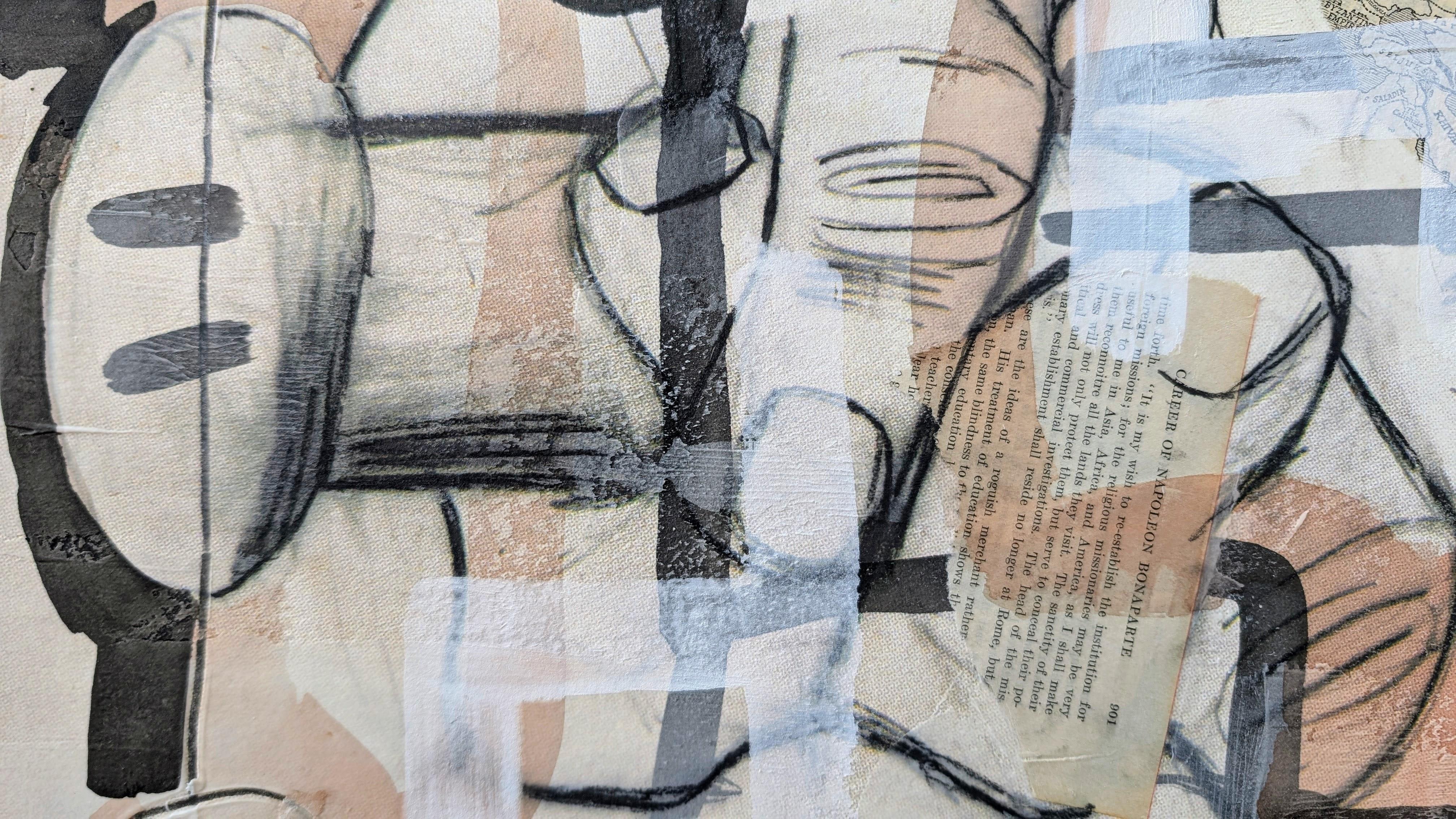 This powerful work on paper is a singular piece from the 