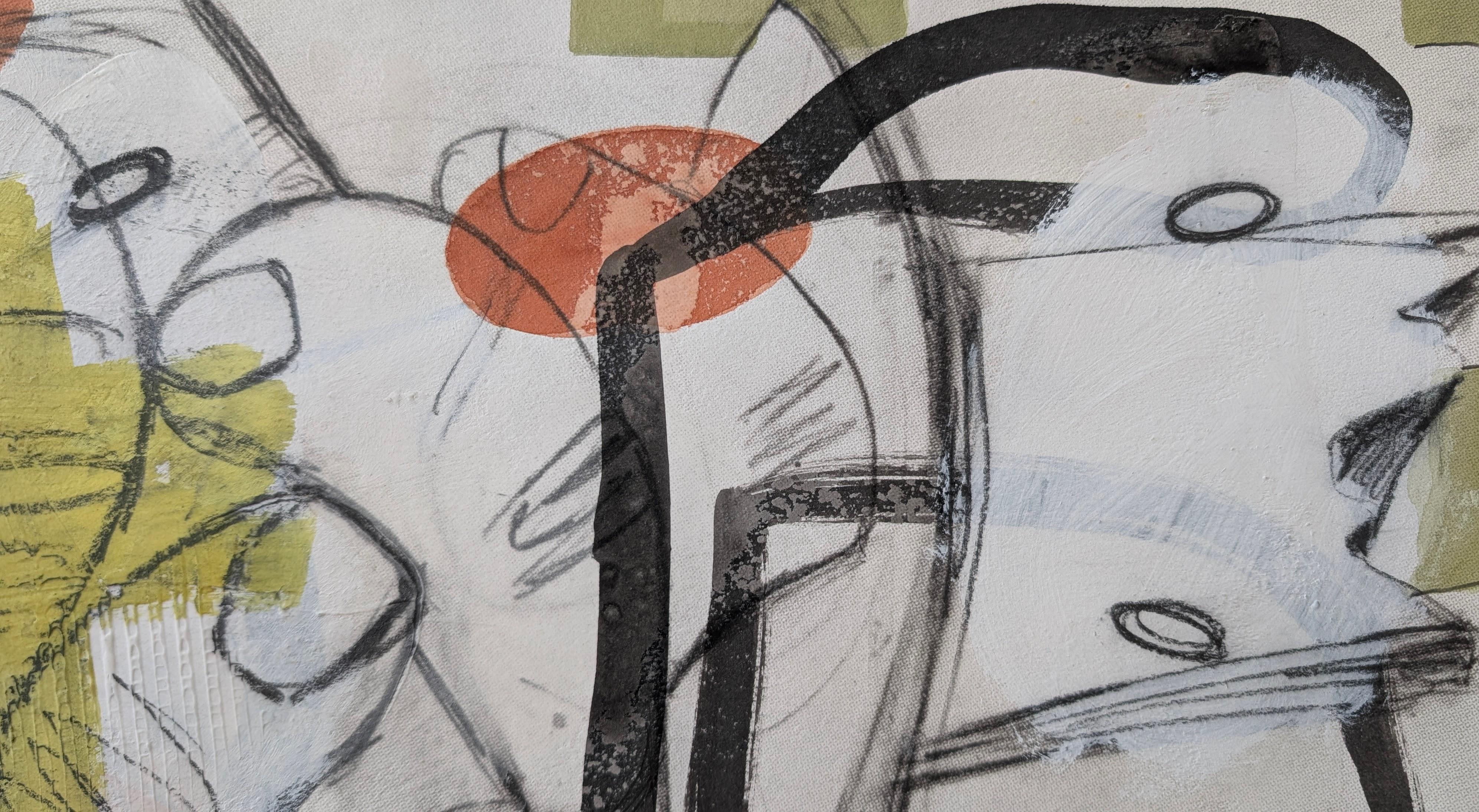 This powerful work on paper is a singular piece from the 