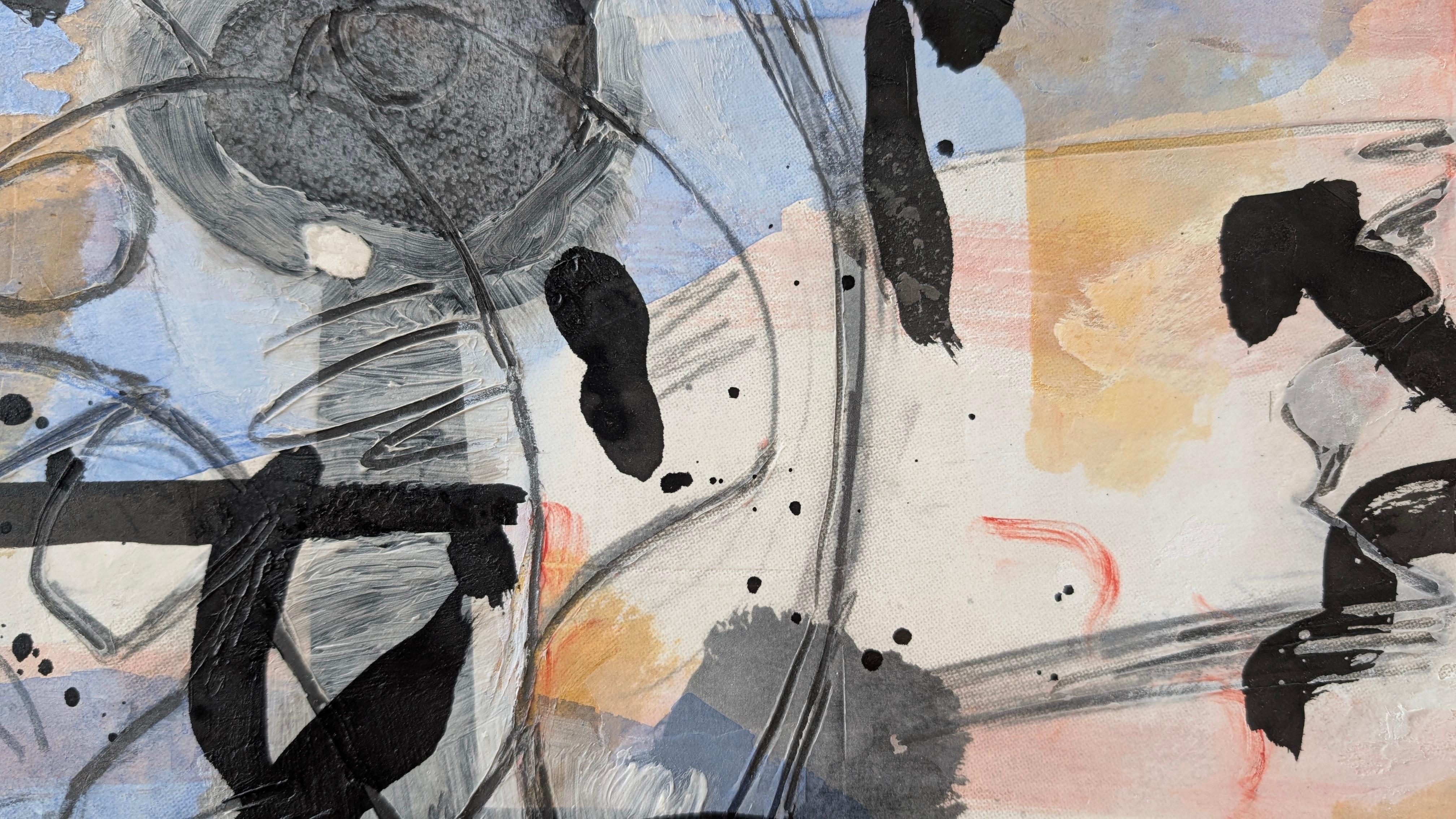 This powerful work on paper is a singular piece from the 