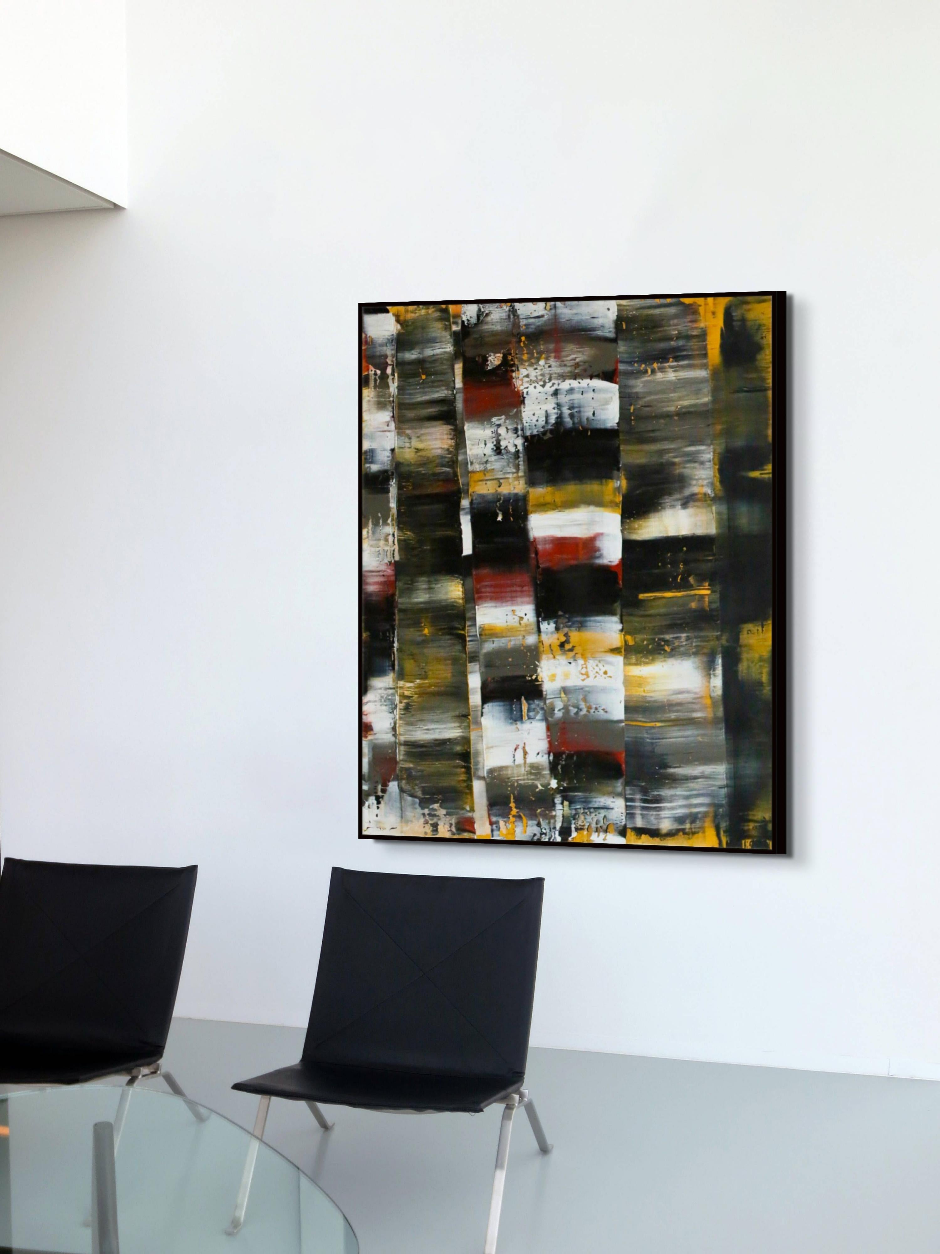 CONCHITA'S DRESS - Abstract Painting by Bryan Ryley