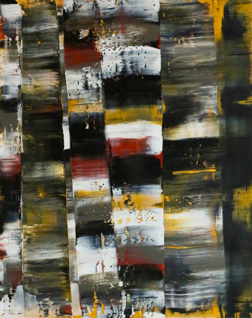 Bryan Ryley Abstract Painting - CONCHITA'S DRESS