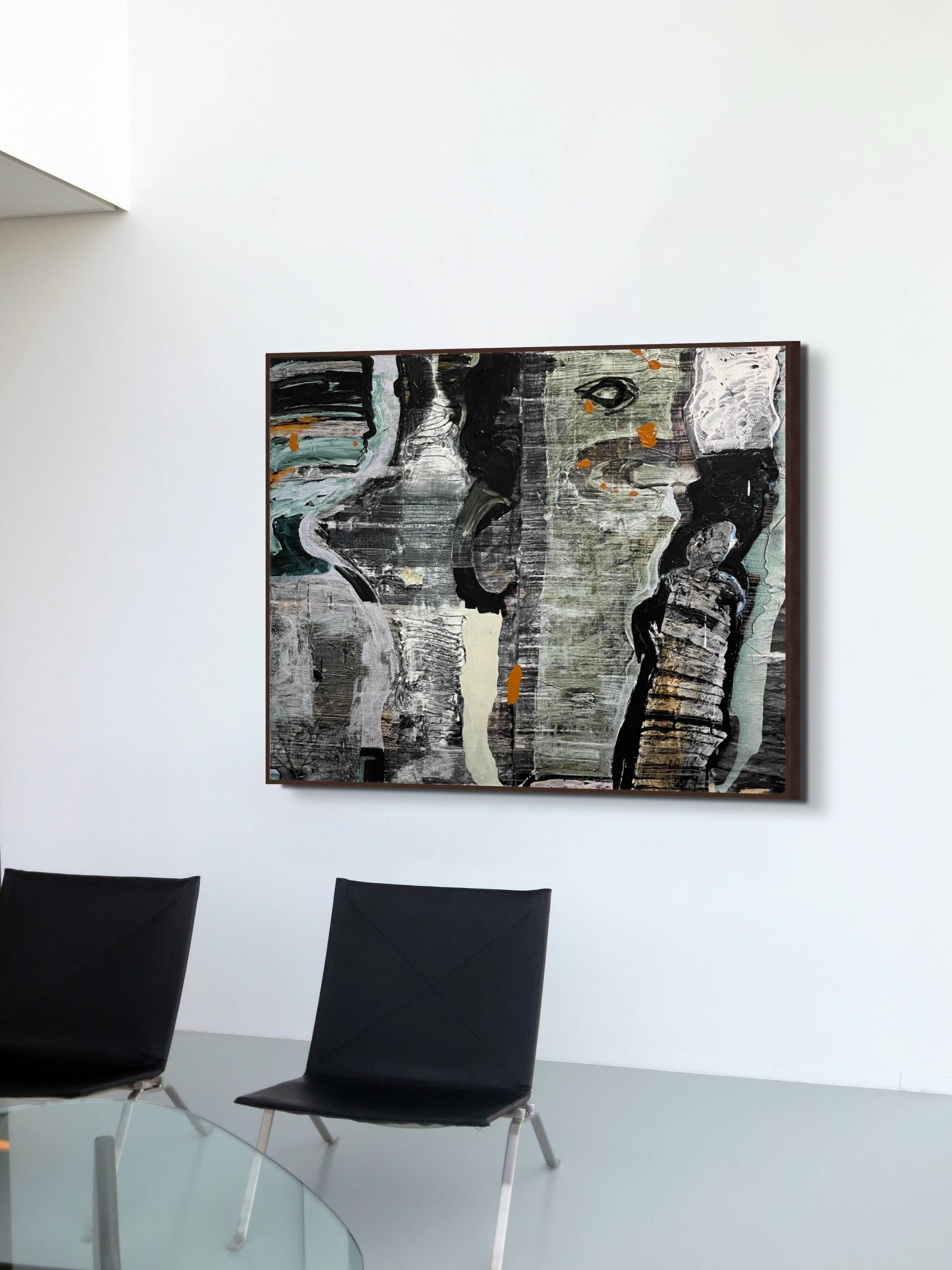 FLOOD - Abstract Painting by Bryan Ryley