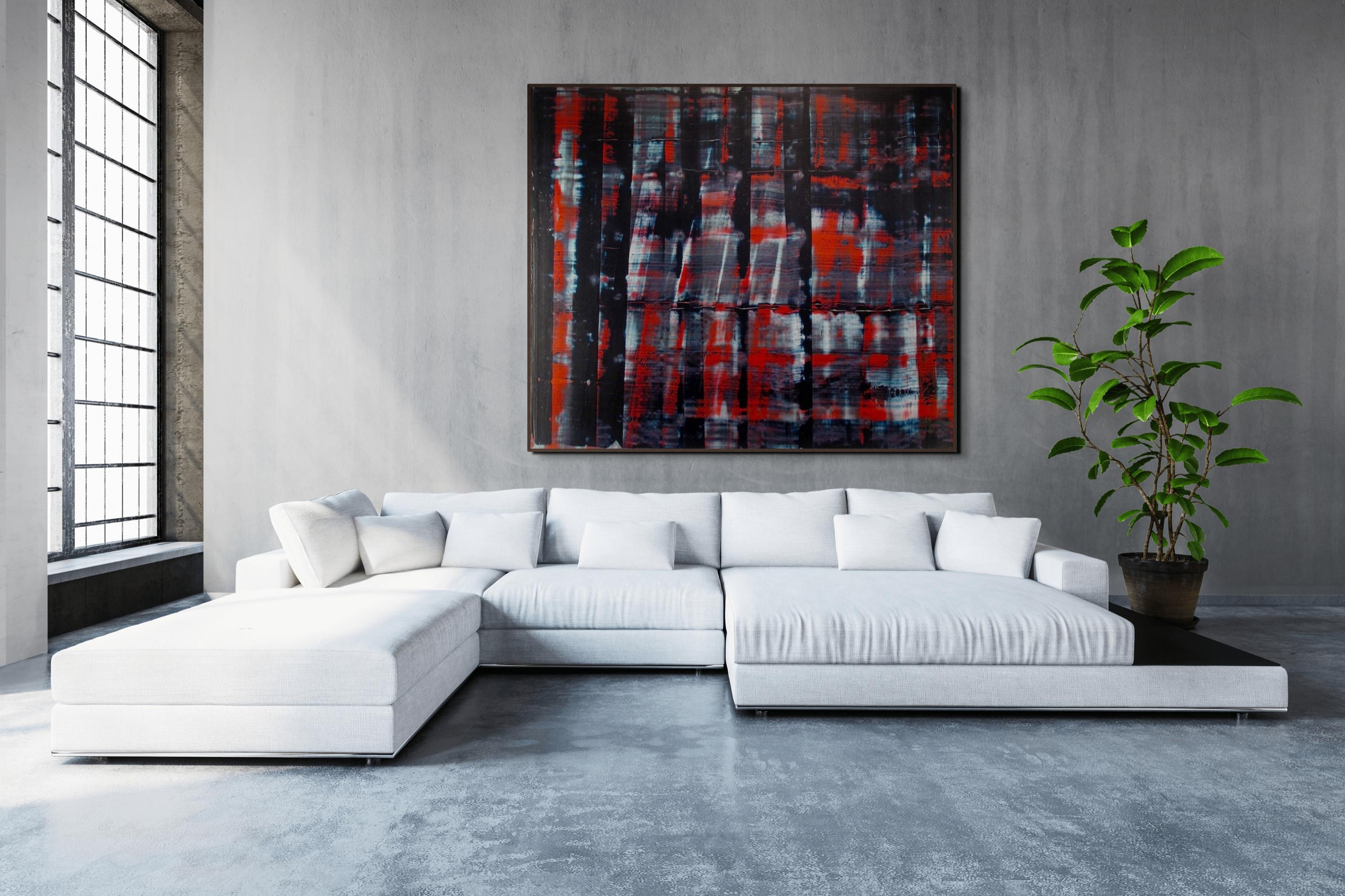 HERE AND THERE - Abstract Painting by Bryan Ryley