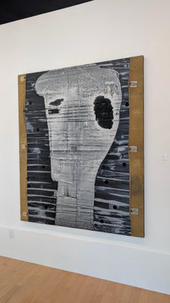 Quadro astratto Orwell, acrilico su tela, anni 2010, senza cornice, 72x60