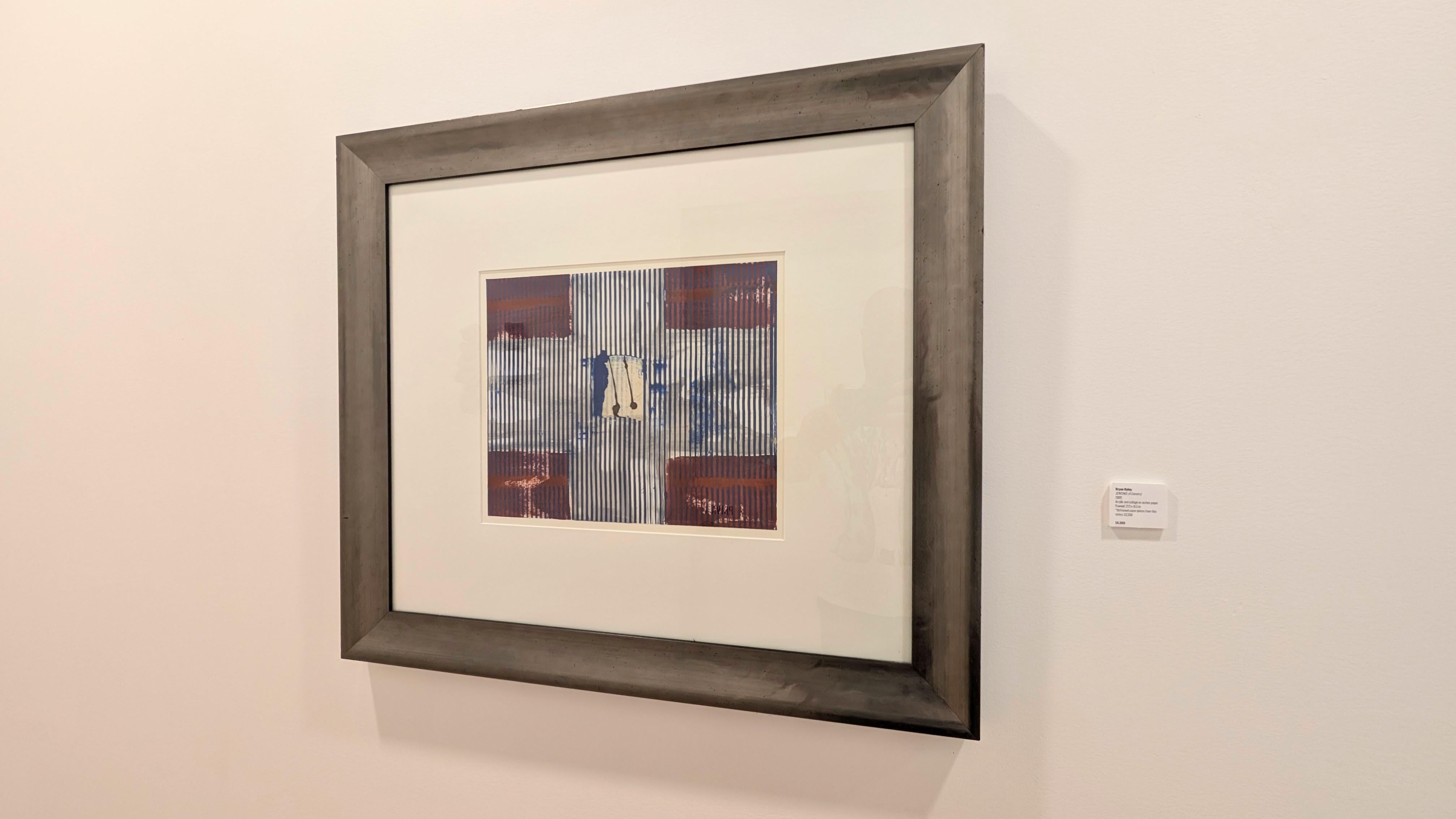 SENTINEL (4 coins) - Abstrait Painting par Bryan Ryley