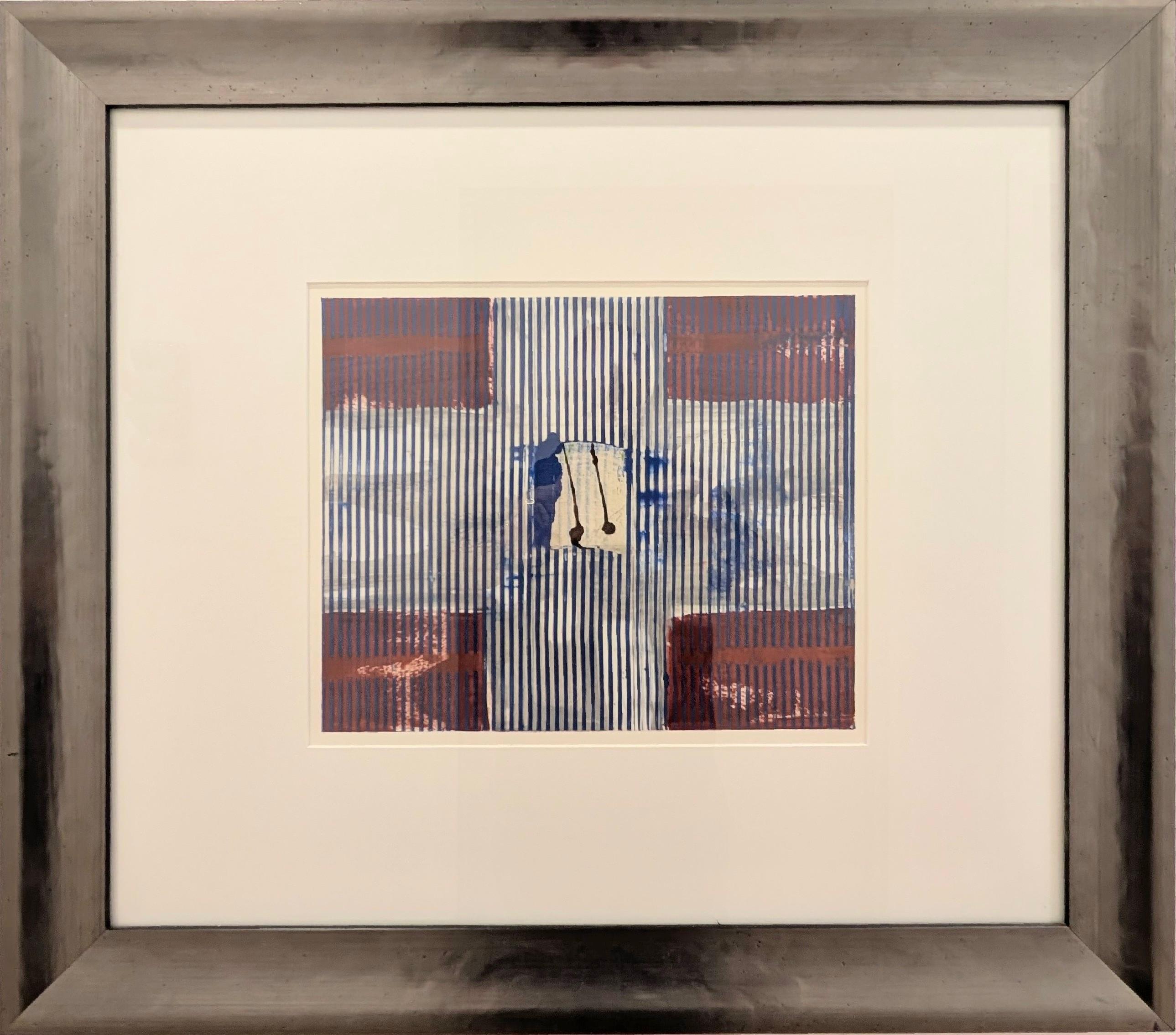 Abstract Painting Bryan Ryley - SENTINEL (4 coins)
