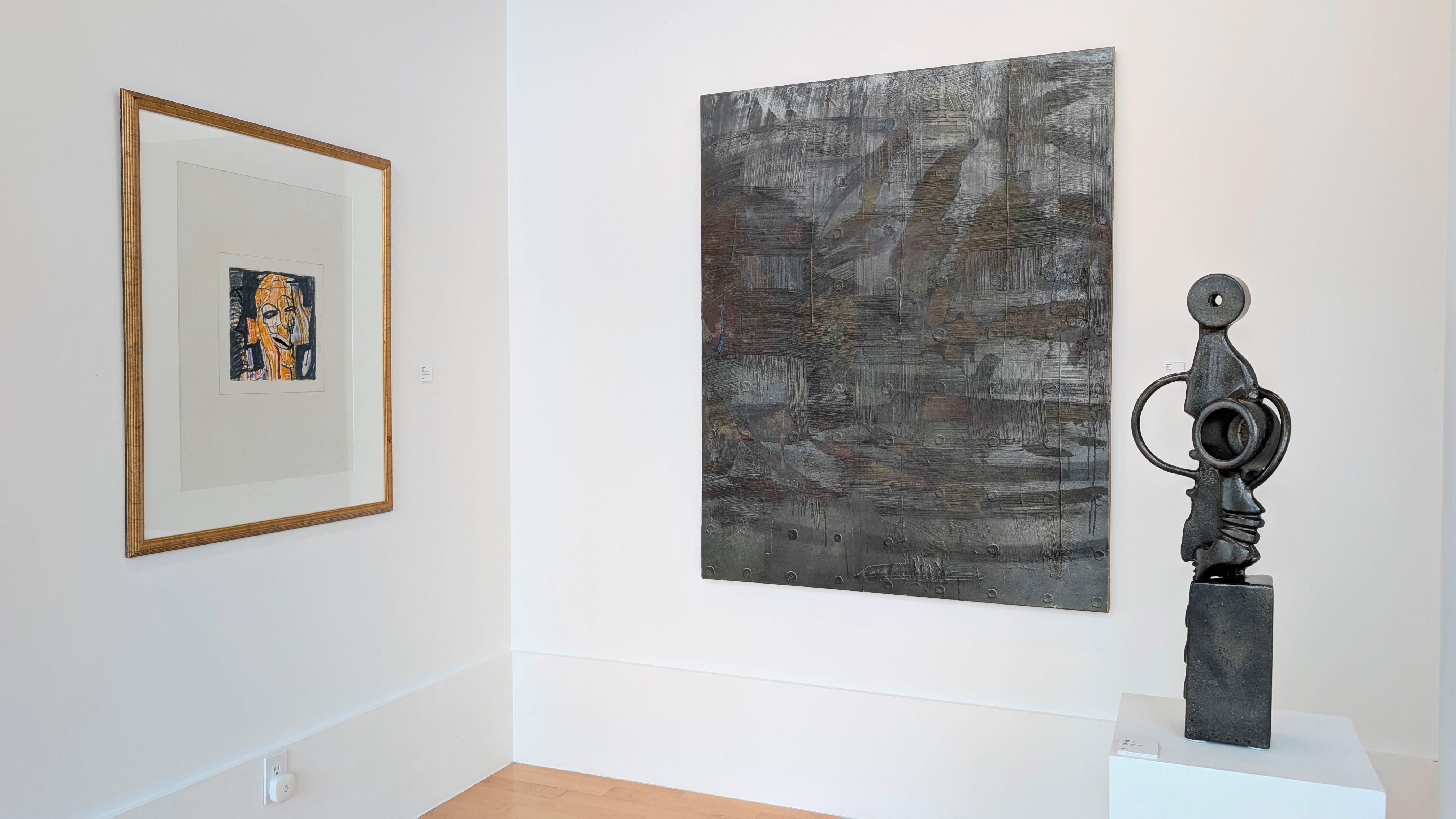 STRASSE (Grau), Abstract Painting, von Bryan Ryley