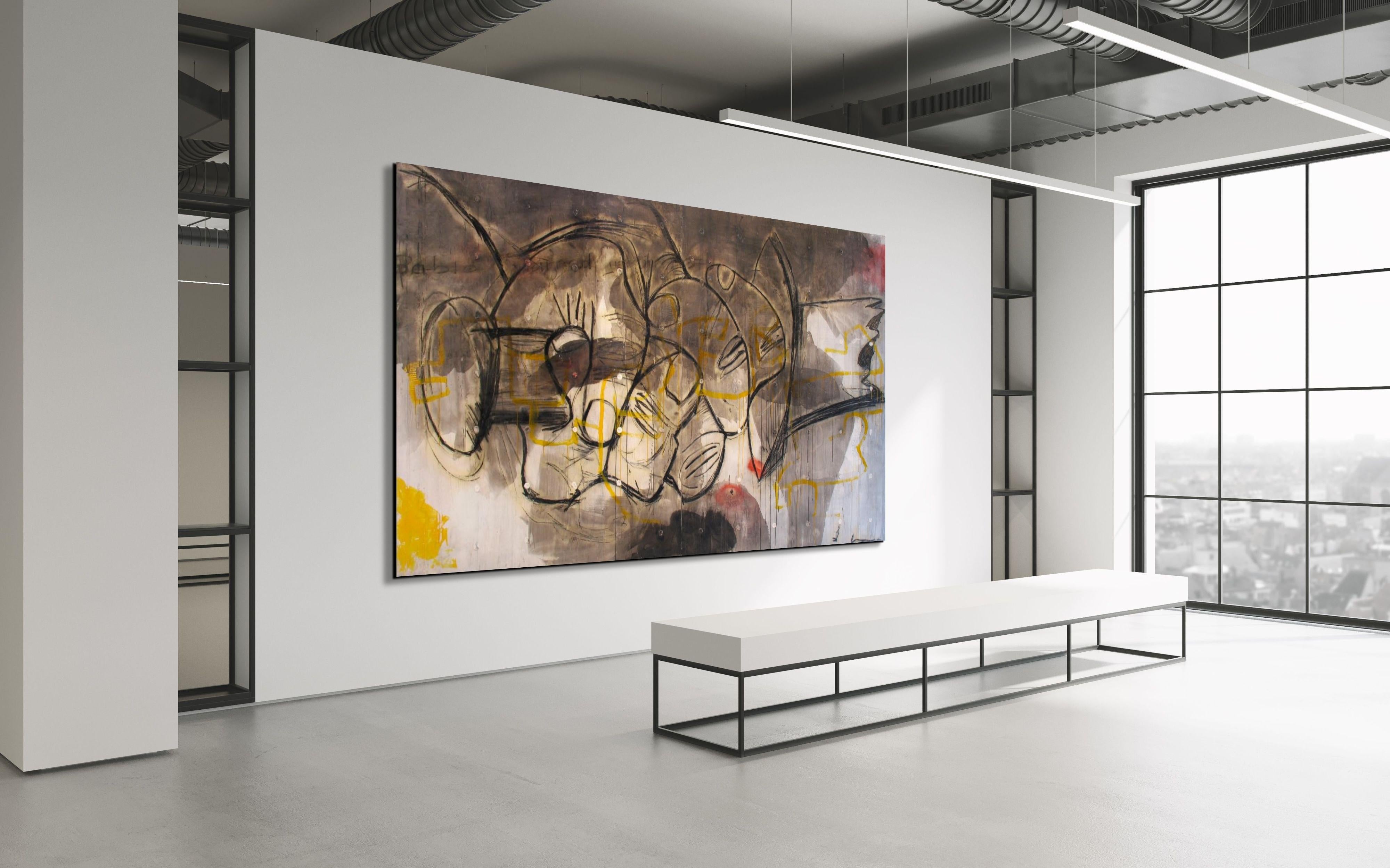 SUM OF DESTRUCTIONS - Abstract Painting by Bryan Ryley