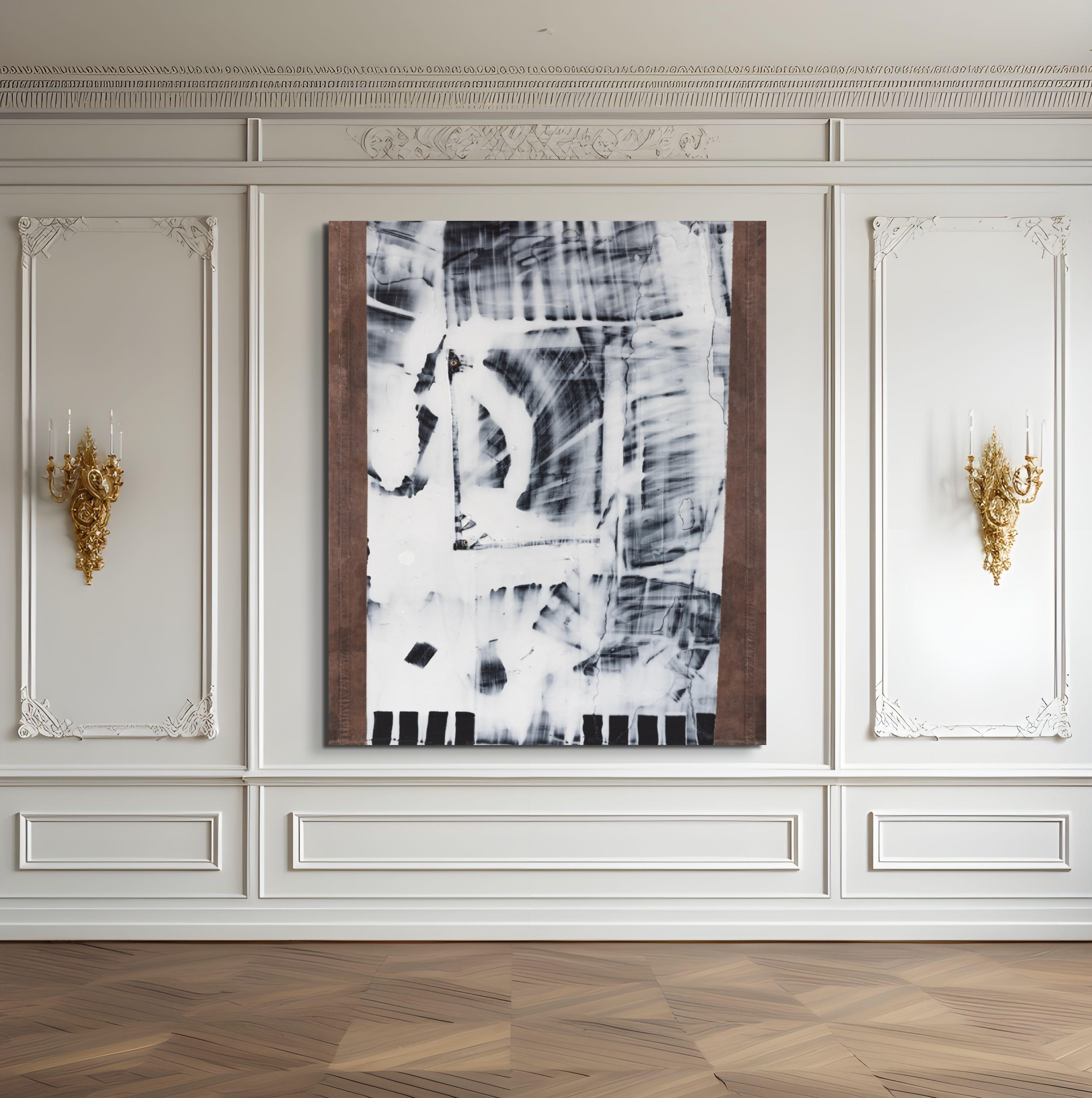 WORKERMAN (Abstrakt), Painting, von Bryan Ryley