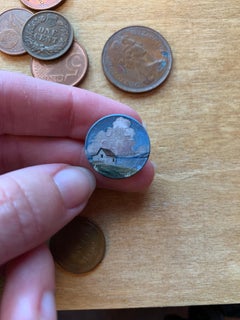 "Incoming Weather 1949" Pintura en técnica mixta