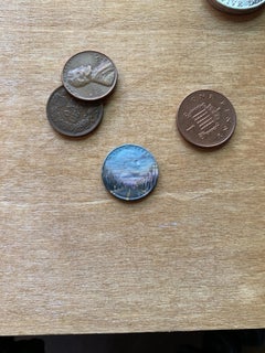 Mixed Media-Gemälde „The Drive Home 1941“