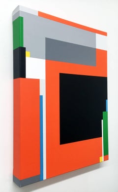 "Untitled Composition 38", Geometric, Abstract, Acrylic Paint, Canvas, Minimal