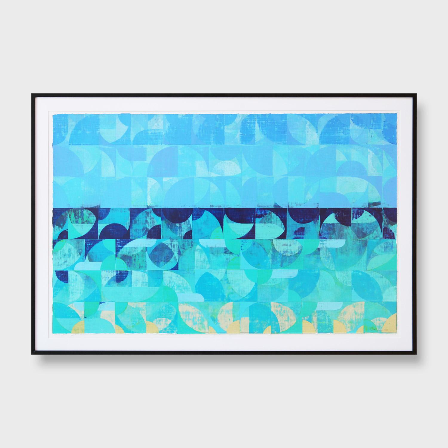Meereslandschaft, „karibisch“ – Painting von Bryce Nihill