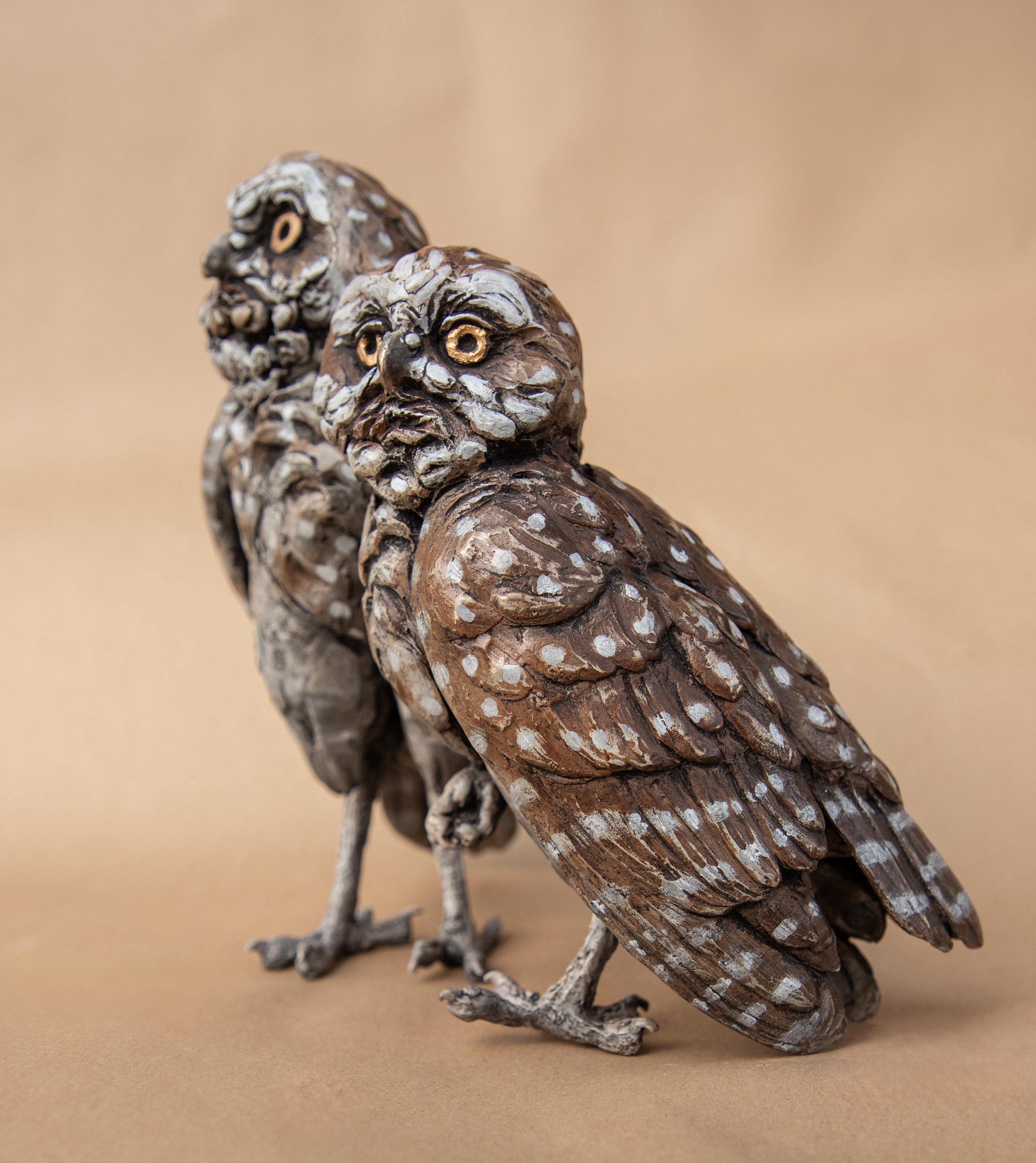 The Odd Couple - Realist Sculpture by Bryce Pettit