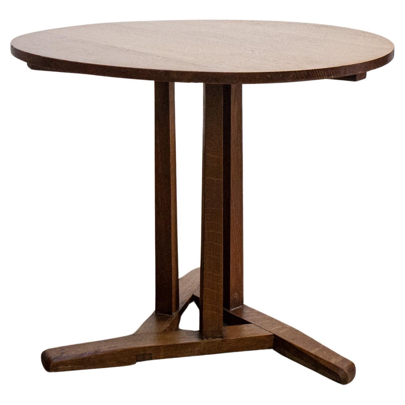 Brynmawr Furniture Round Oak Coffee Table For Sale