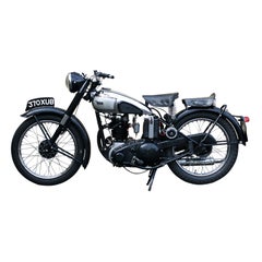 Vintage BSA C11 Motorcycle, Classic 250 Cc. Single Cylinder Overhead Valve, Rigid Frame
