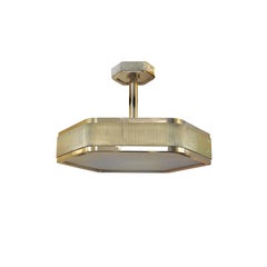 Used BSH18 Rock Crystal Semi Flush Mount By Phoenix