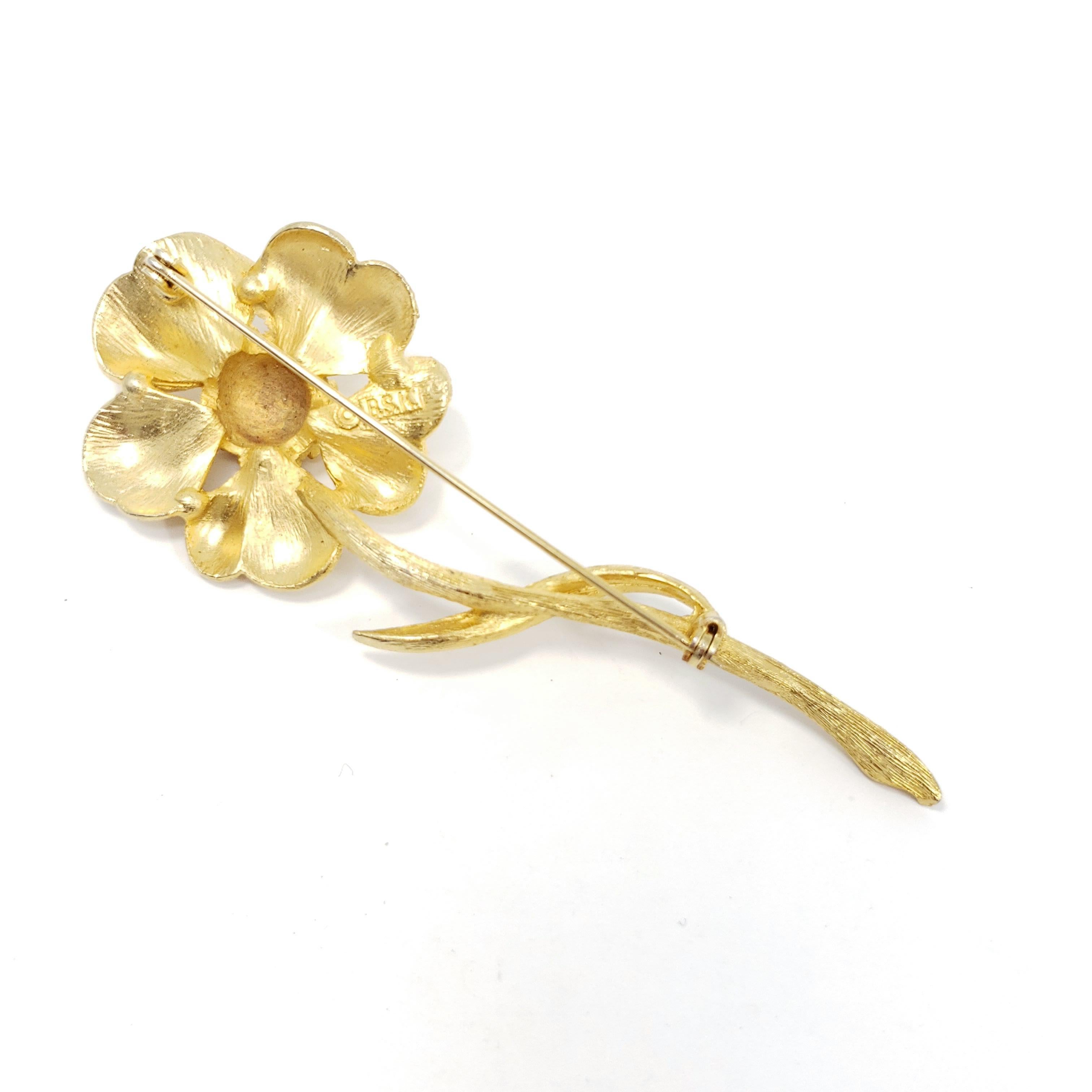 bsk flower brooch