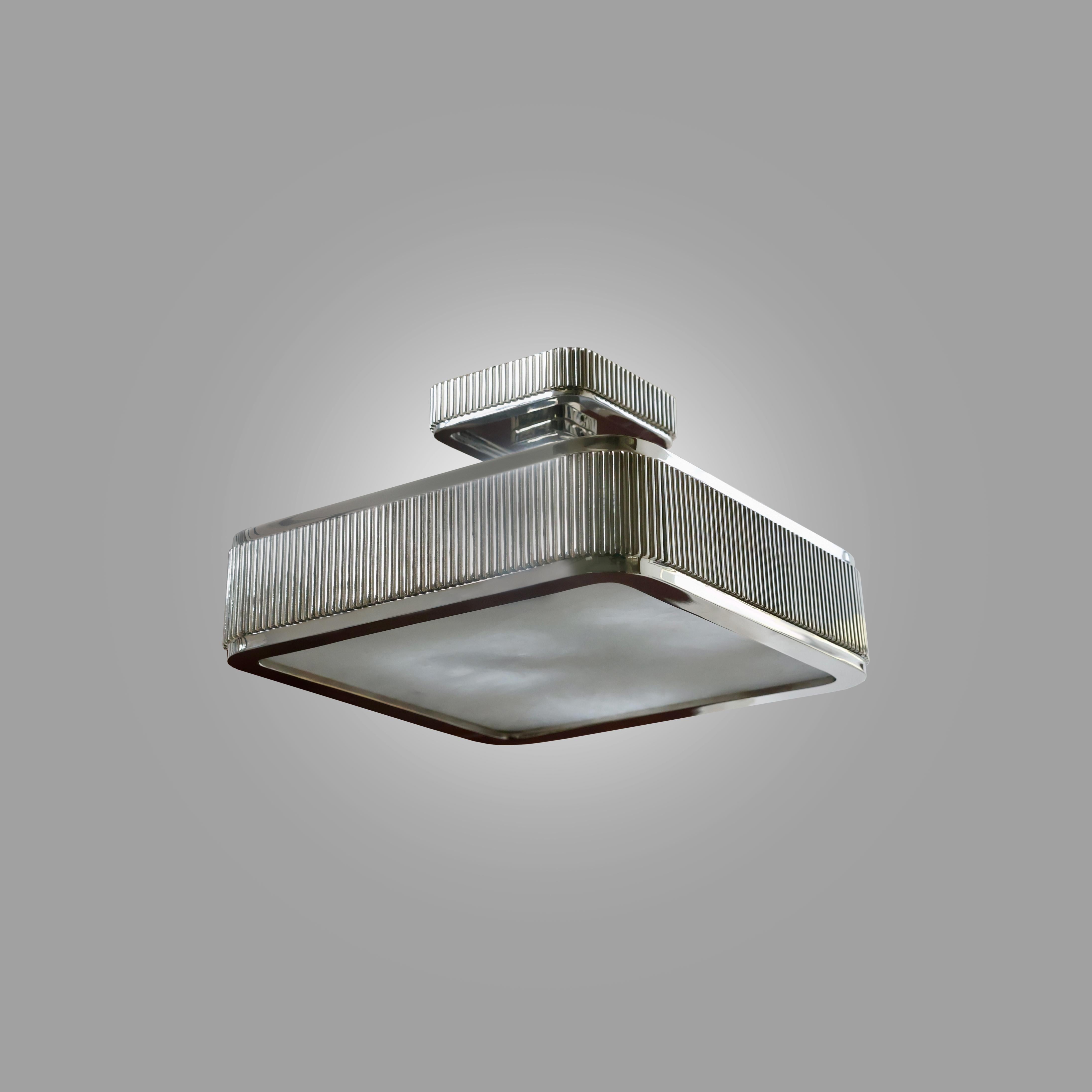 BSO 12 Semi Flush Mount By Phoenix In New Condition For Sale In New York, NY