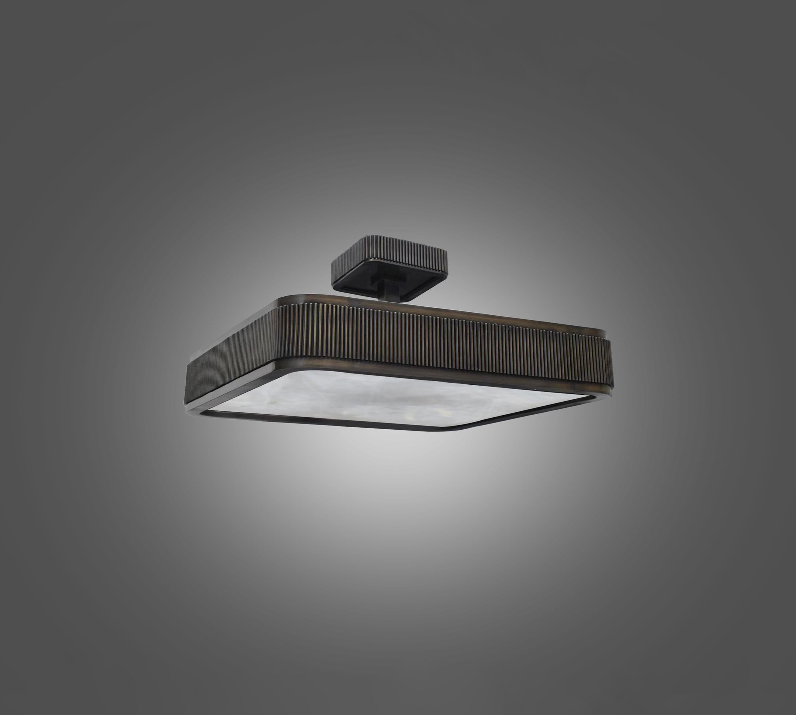 Semiplafón de cristal de roca BSO 24 by Phoenix Siglo XXI y contemporáneo en venta