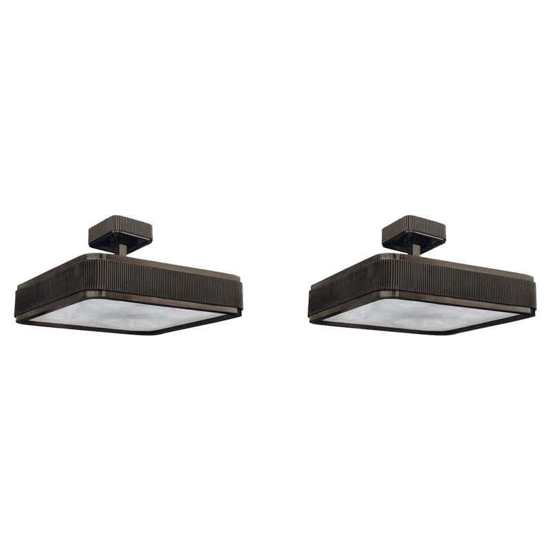 Compass Flush Mount in 24" by David Duncan Studio For Sale at 1stDibs ...