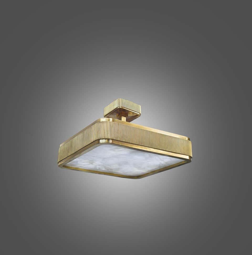 Contemporary BSO14 Semi Flush Mount by Phoenix For Sale